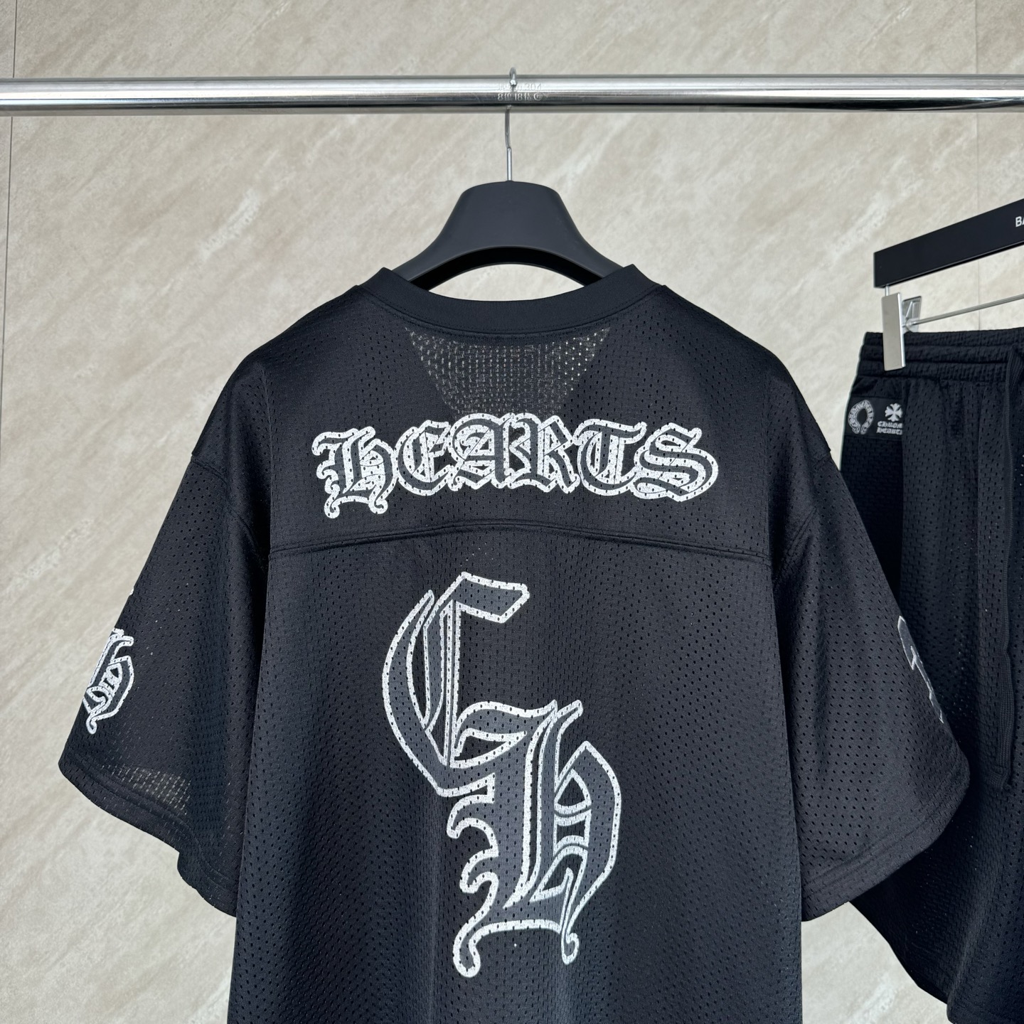 Chrome Hearts Chrome Hearts 克罗心 冰球服系列镀银短袖T恤
