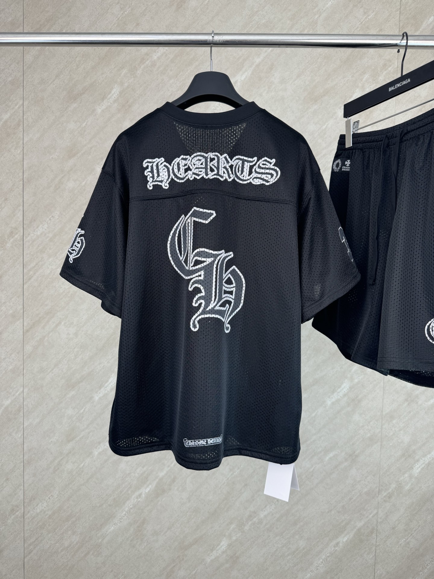 Chrome Hearts Chrome Hearts 克罗心 冰球服系列镀银短袖T恤