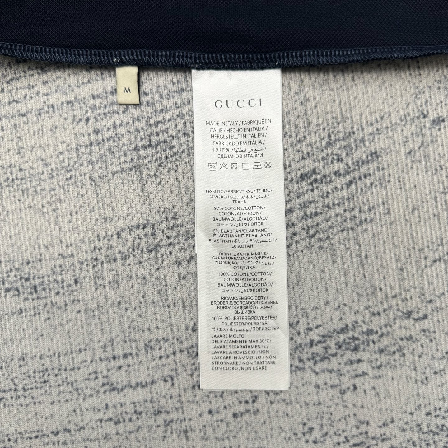 Gucci GUCCI 古奇饰绣花短袖POLO衫