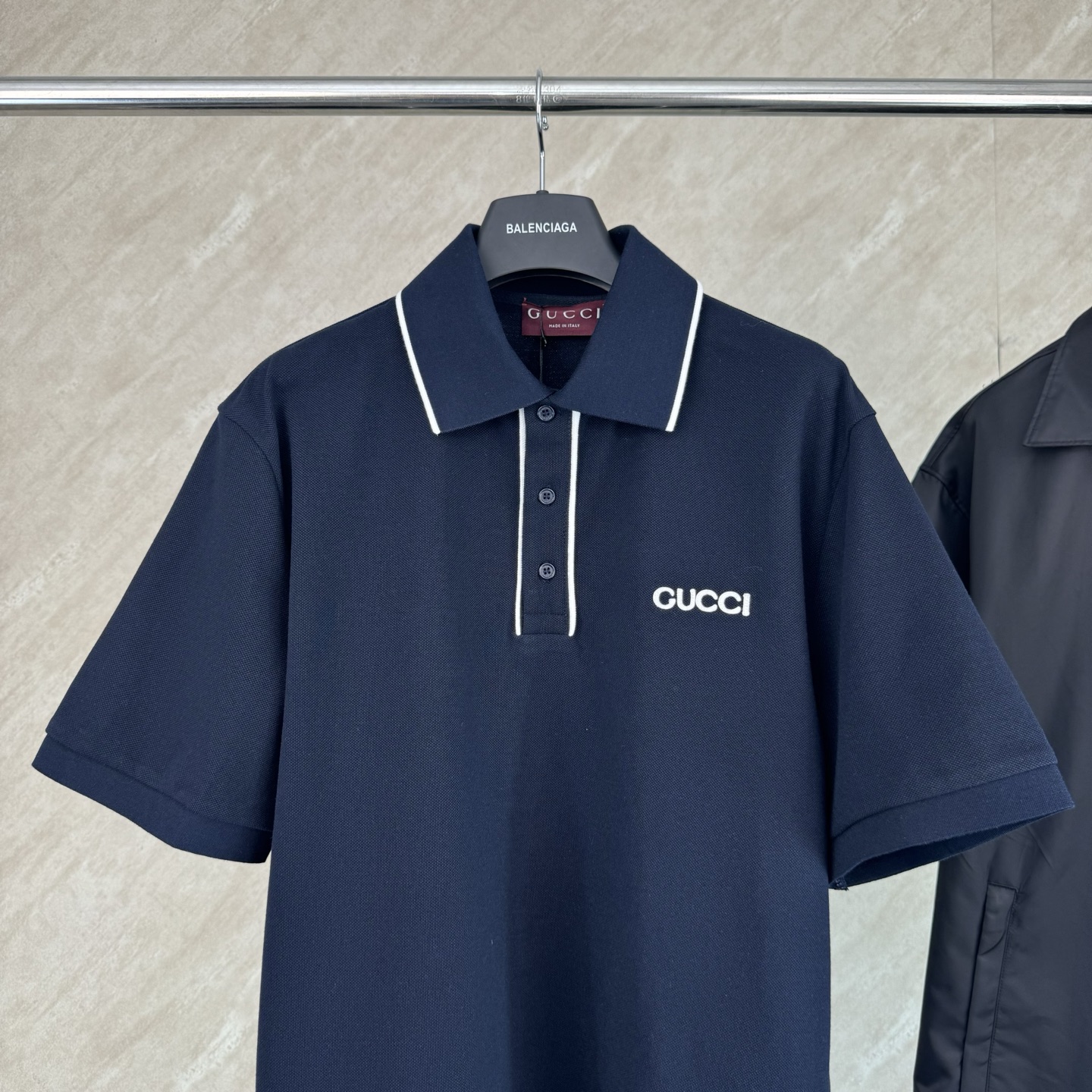 Gucci GUCCI 古奇饰绣花短袖POLO衫