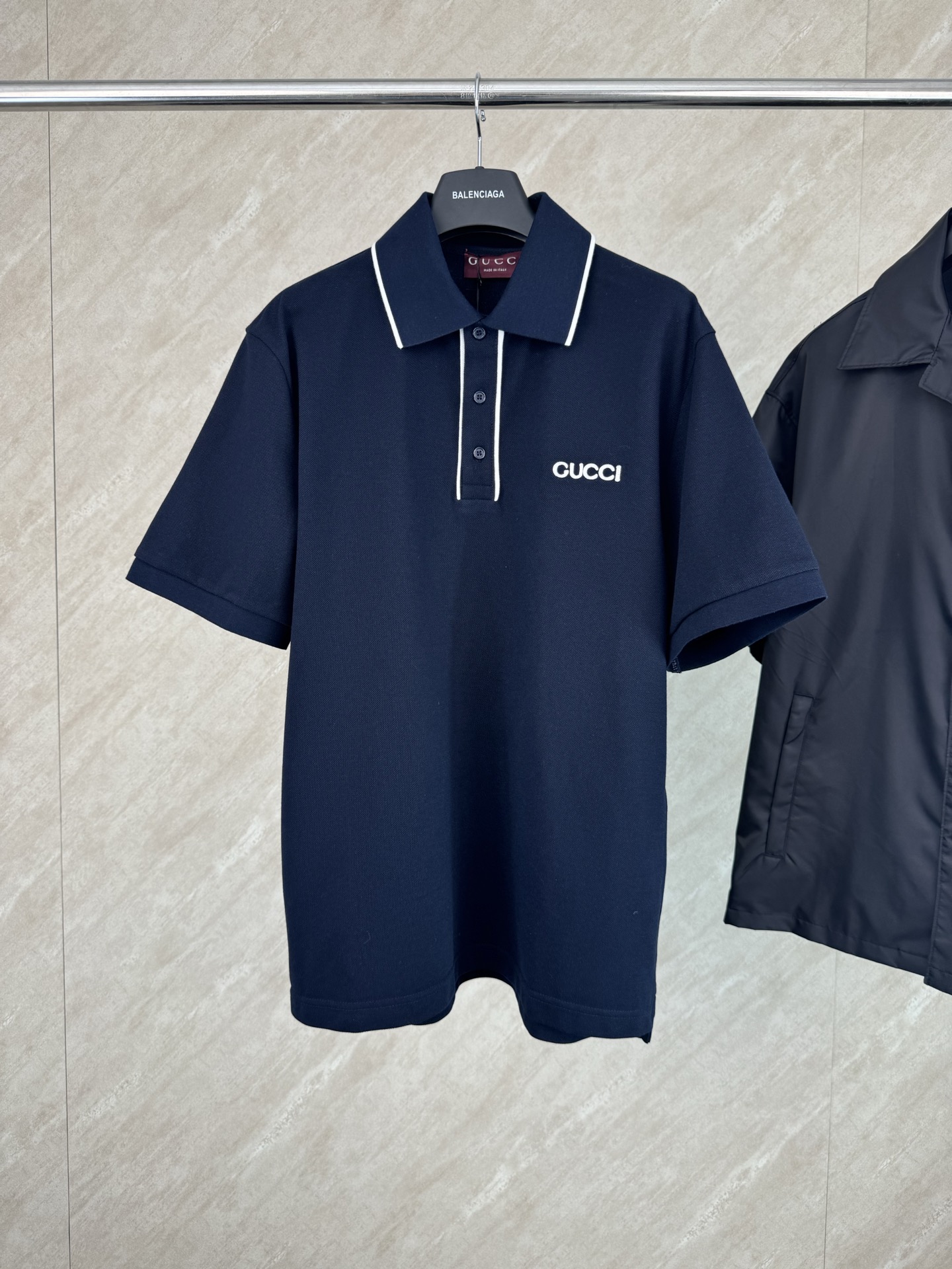Gucci GUCCI 古奇饰绣花短袖POLO衫