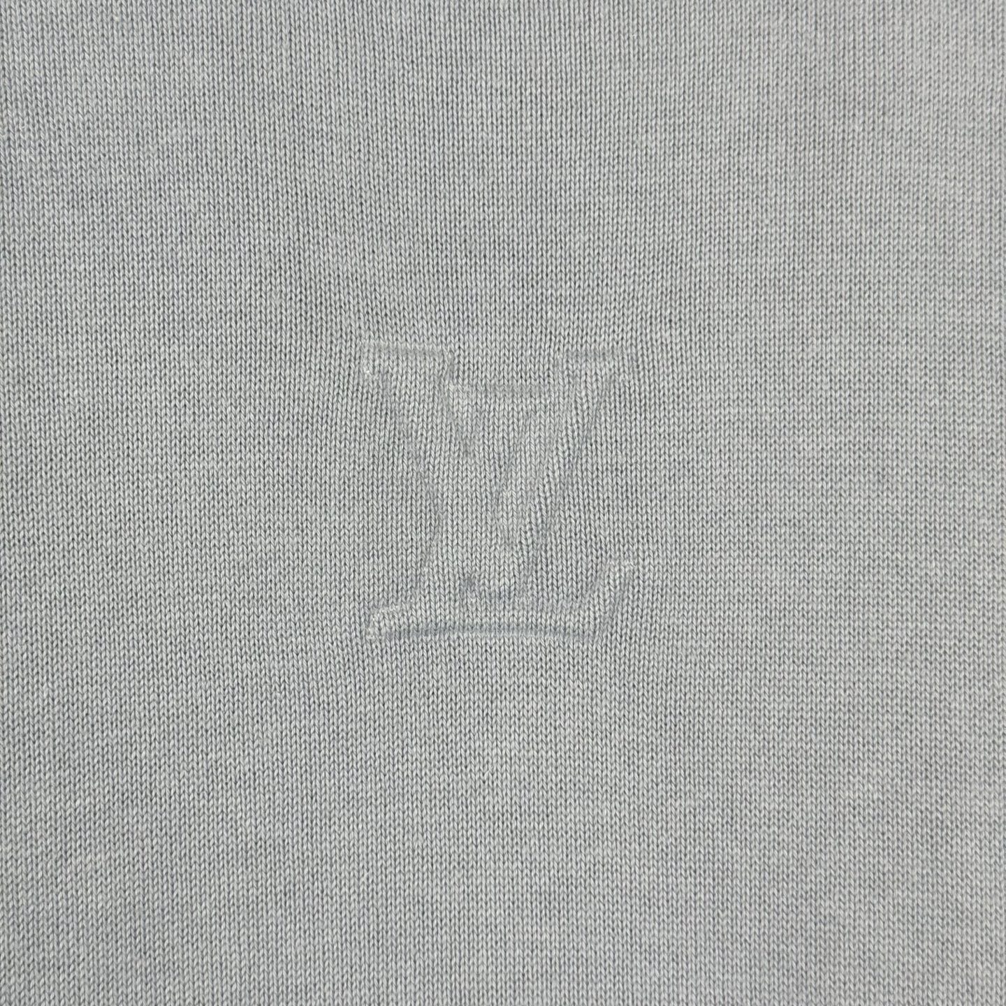 Louis Vuitton 1v SS26 压印拼色棉质针织短袖T恤