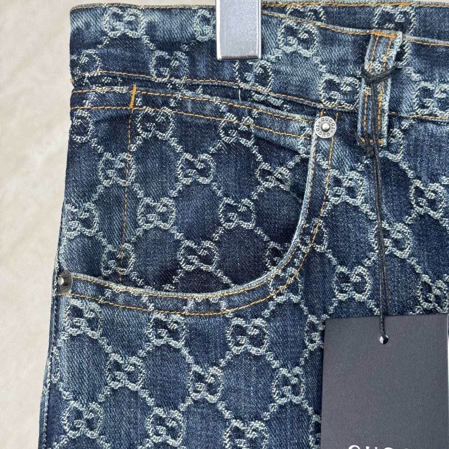 Gucci Gucci 古奇 GG monogram满印提花套装牛仔裤