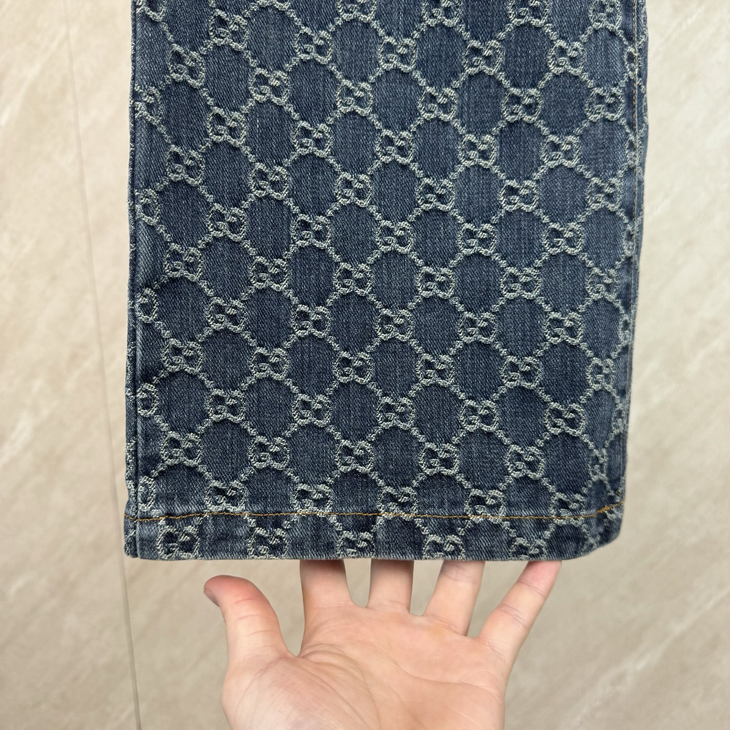 Gucci Gucci 古奇 GG monogram满印提花套装牛仔裤