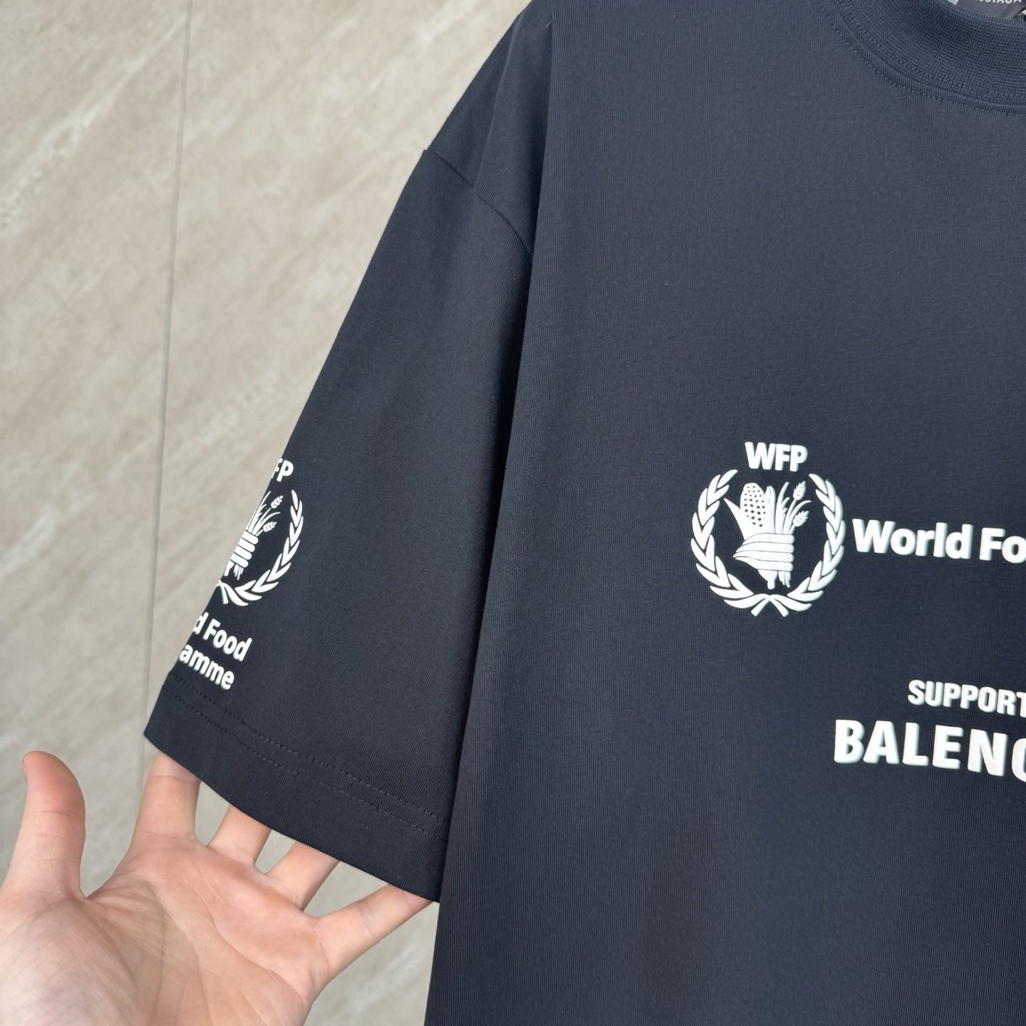 Balenciaga BALENCIAGA 巴黎世家WFP二代联名LOGO短袖T恤