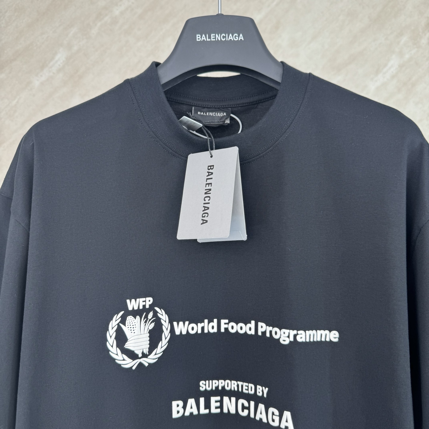 Balenciaga BALENCIAGA 巴黎世家WFP二代联名LOGO短袖T恤