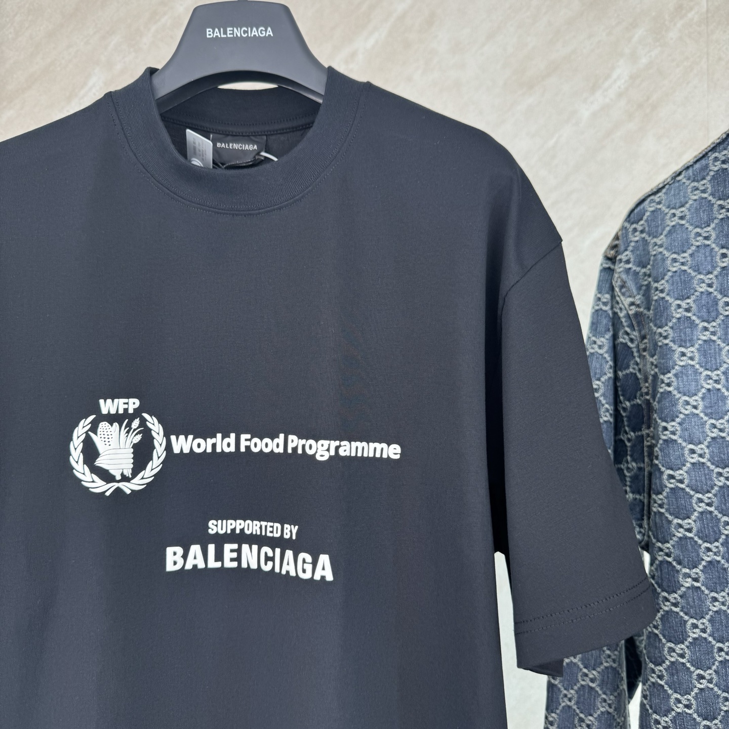 Balenciaga BALENCIAGA 巴黎世家WFP二代联名LOGO短袖T恤