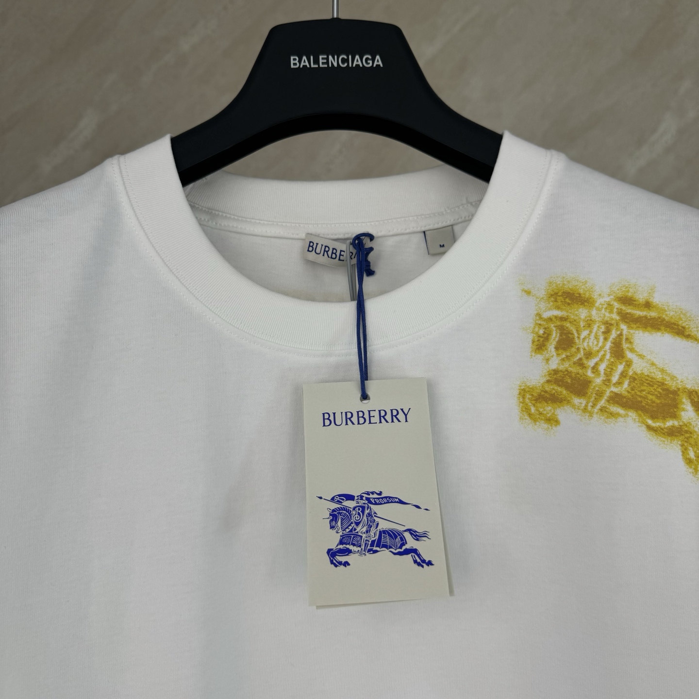 Burberry BURBERRY 巴宝莉 26SS马术骑士印花短袖T恤