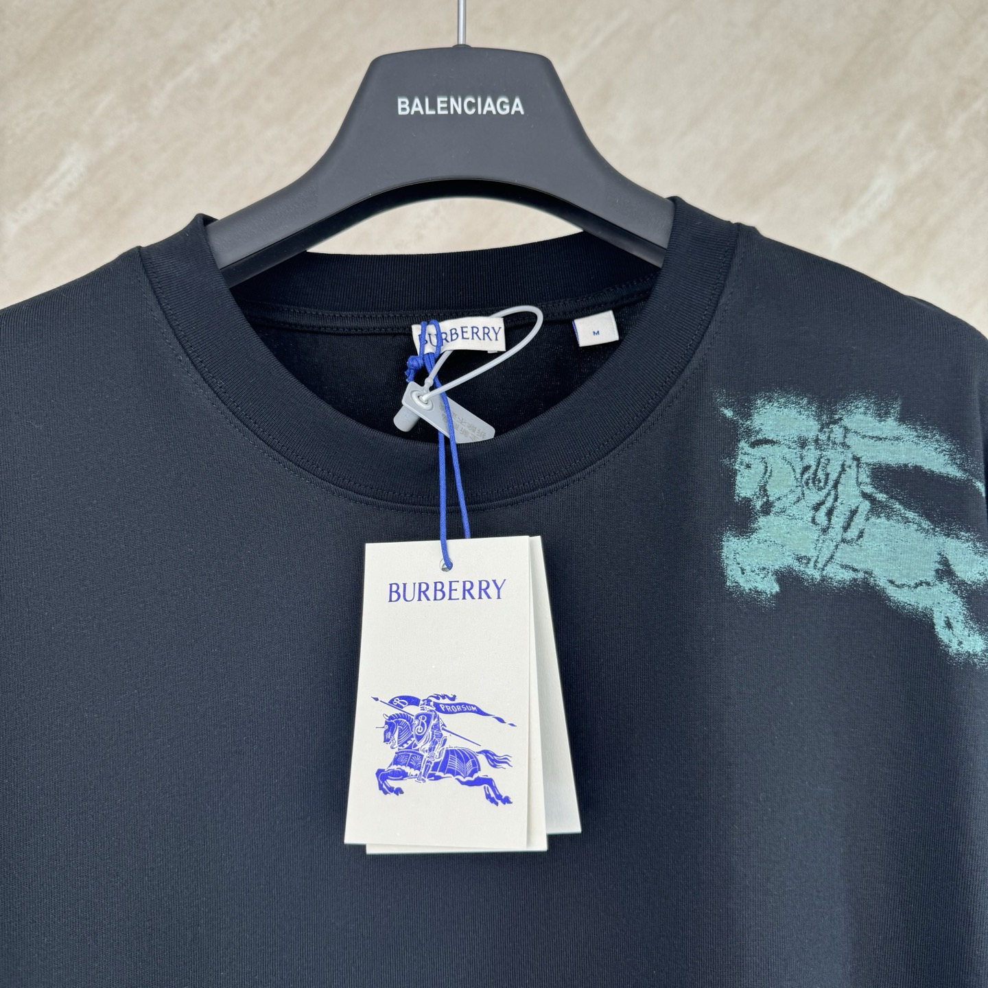 Burberry BURBERRY 巴宝莉 26SS马术骑士印花短袖T恤