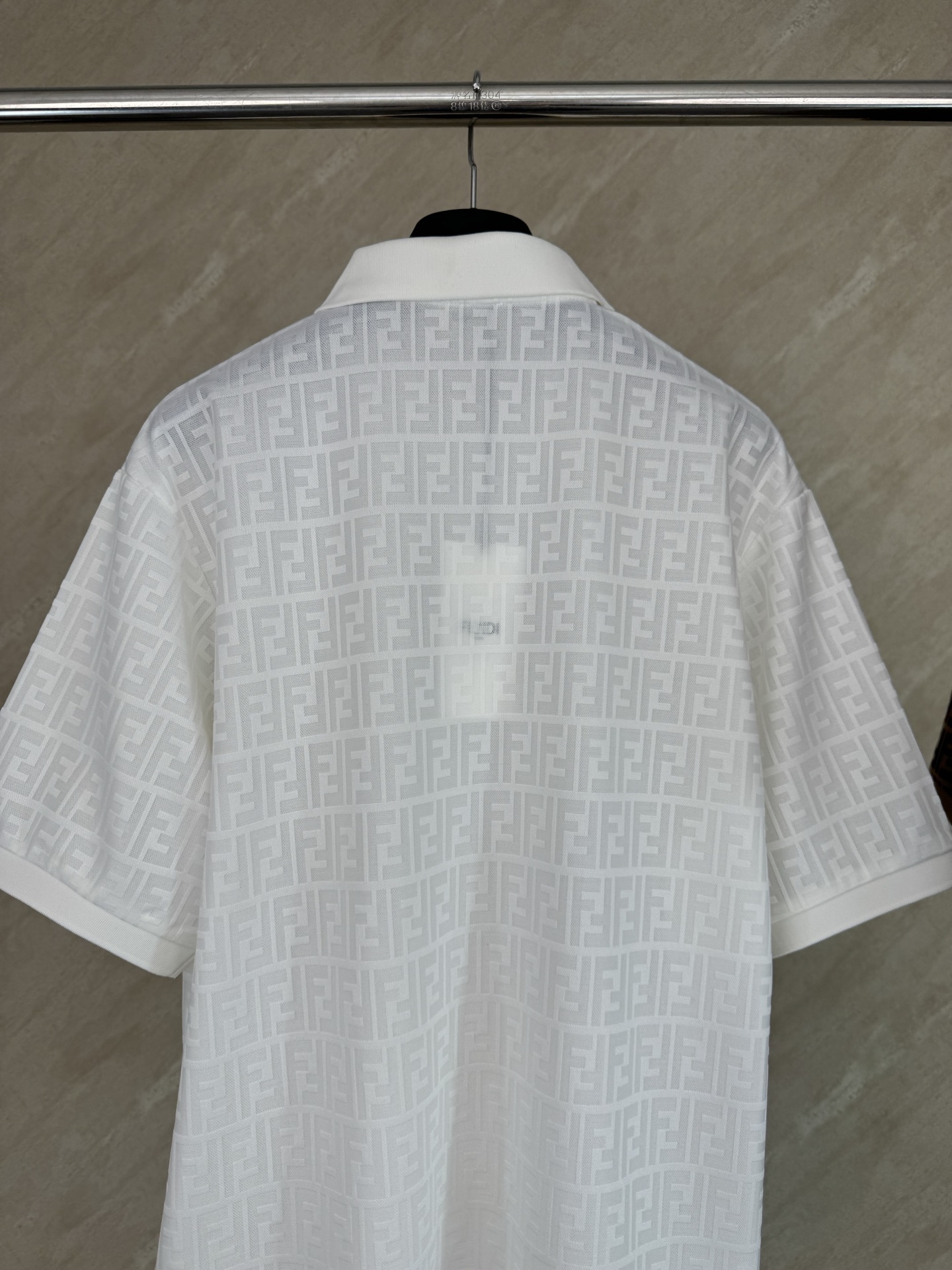 Fendi FENDI 芬迪 26ss 新品春夏满印提花翻领短袖POLO衫