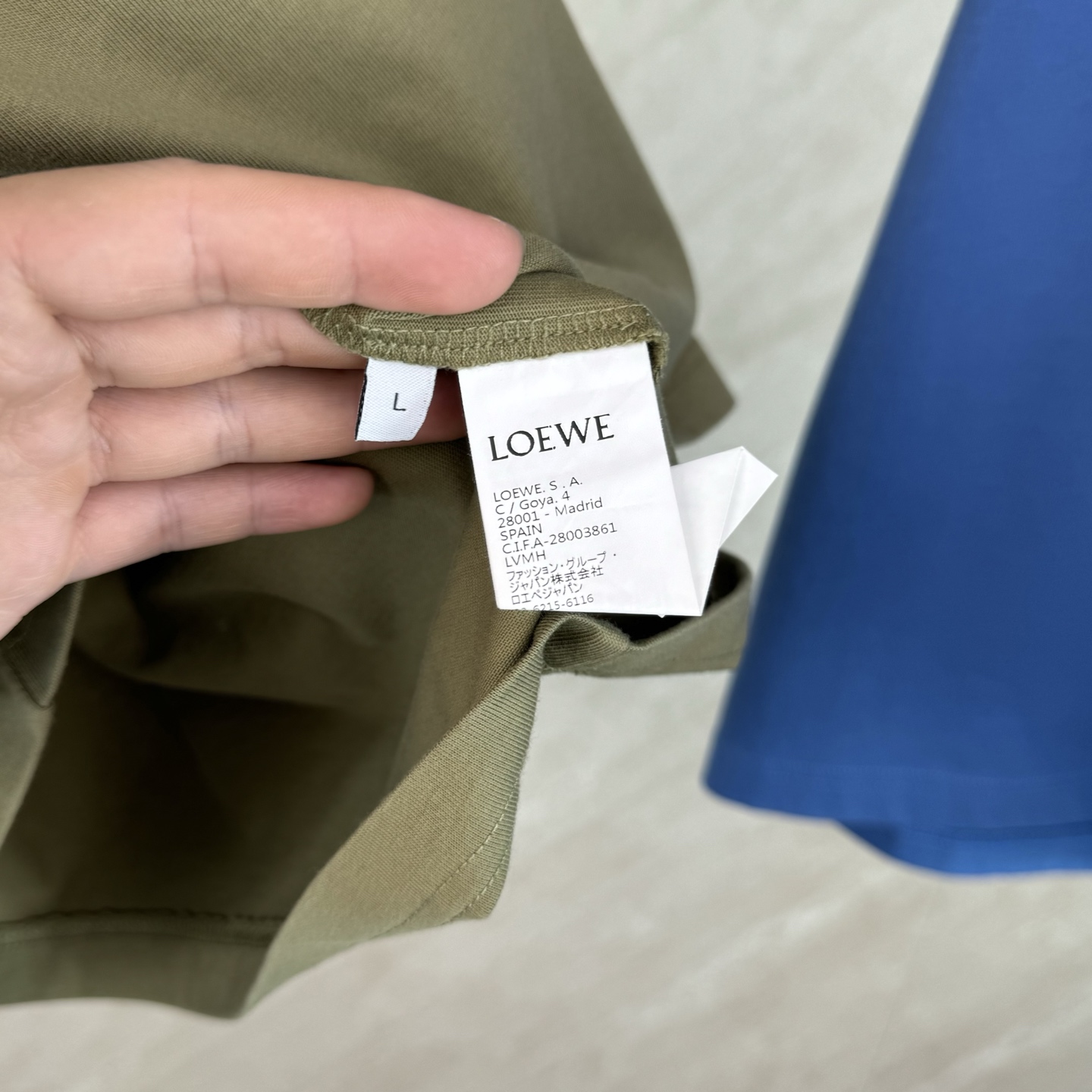 Loewe Loewe 罗意威 Anagram标识刺绣圆领短袖T恤