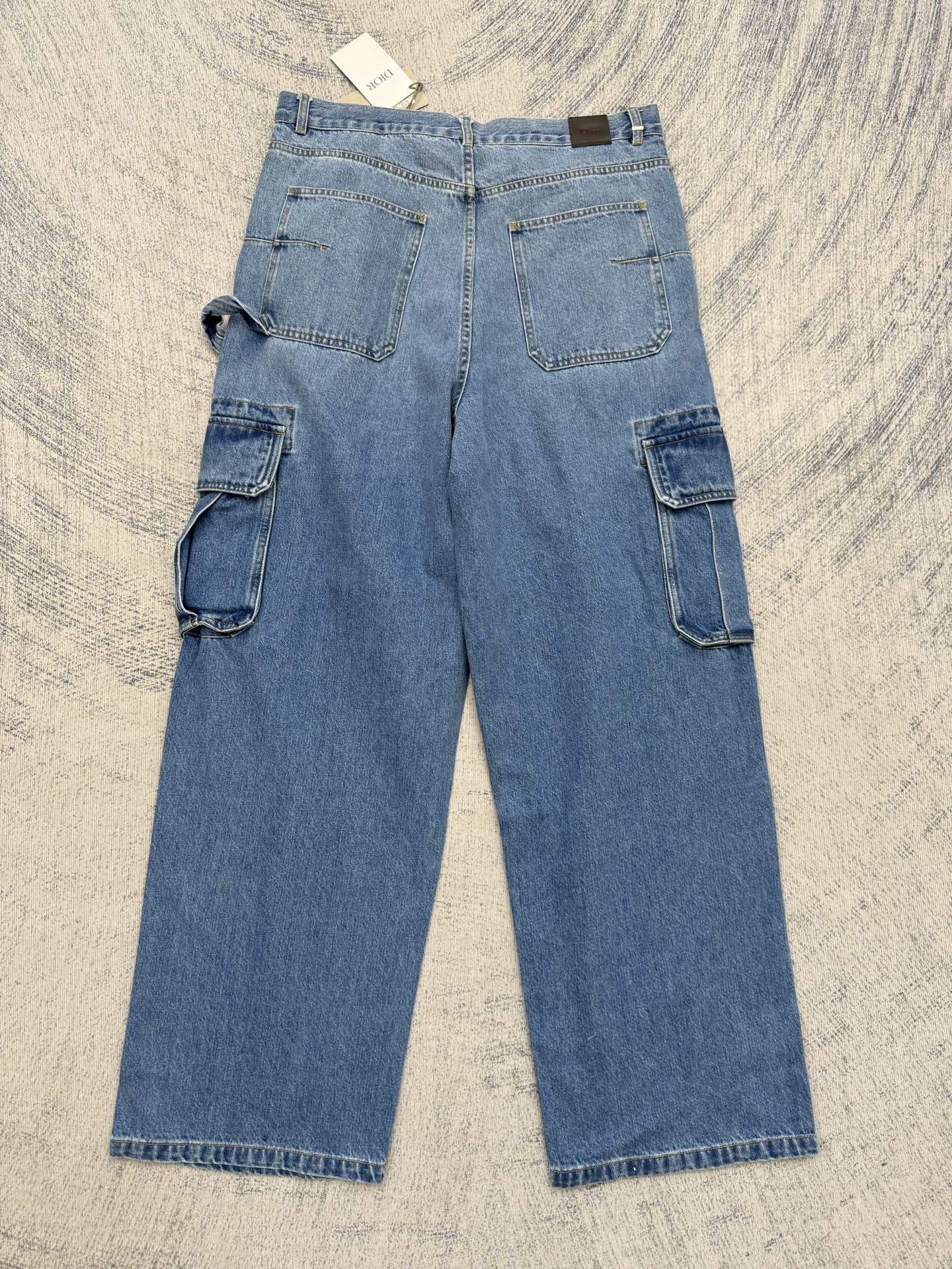 Dior Dior 迪奥 字母标识刺绣水洗工装牛仔裤