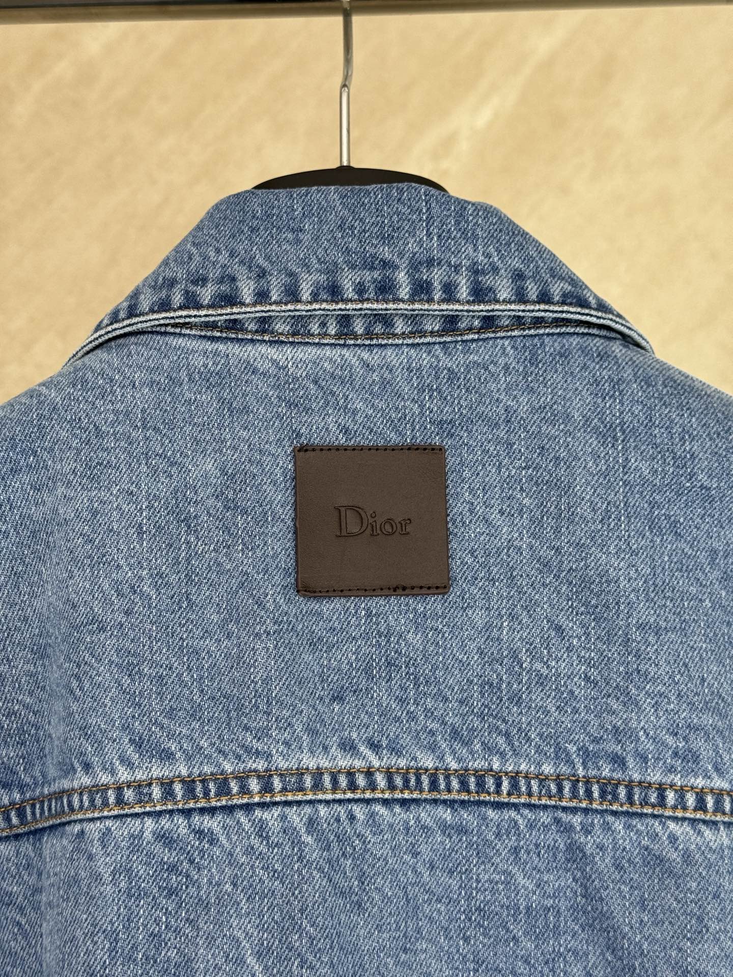 Dior Dior 迪奥 字母标识刺绣水洗牛仔拉链外套