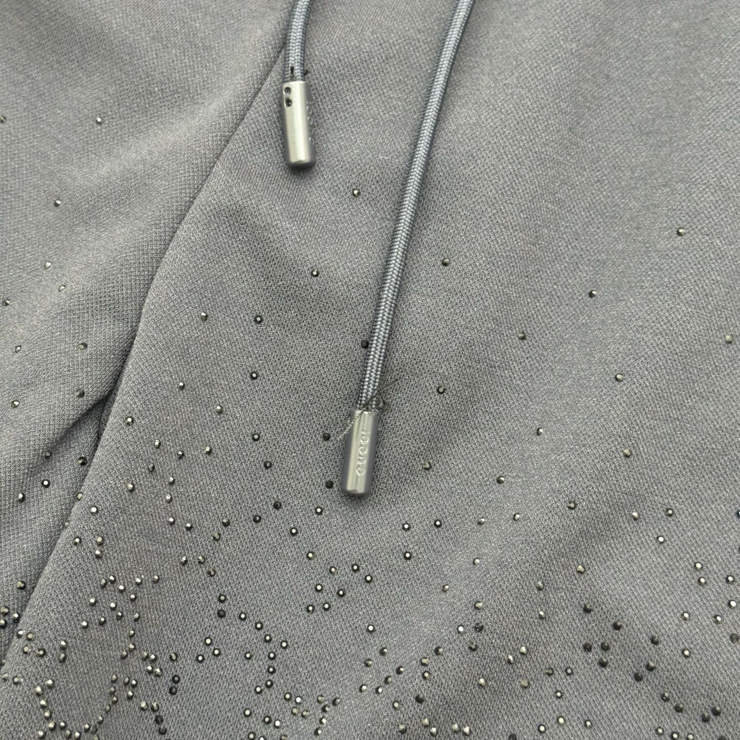 Gucci Gucci 古奇 26ss 烫钻休闲GG饰仿水晶亮片短裤