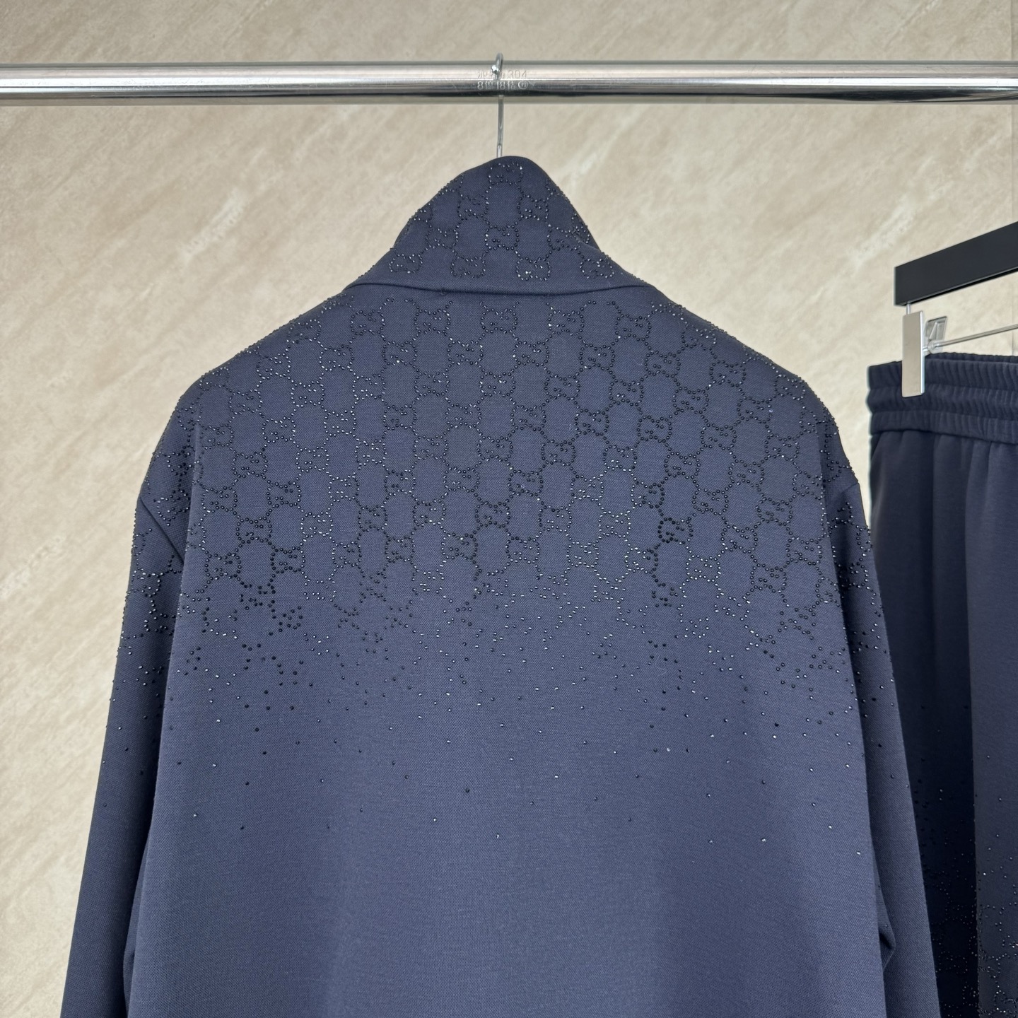 Gucci gucci 古奇 26ss 烫钻拉链高领夹克外套