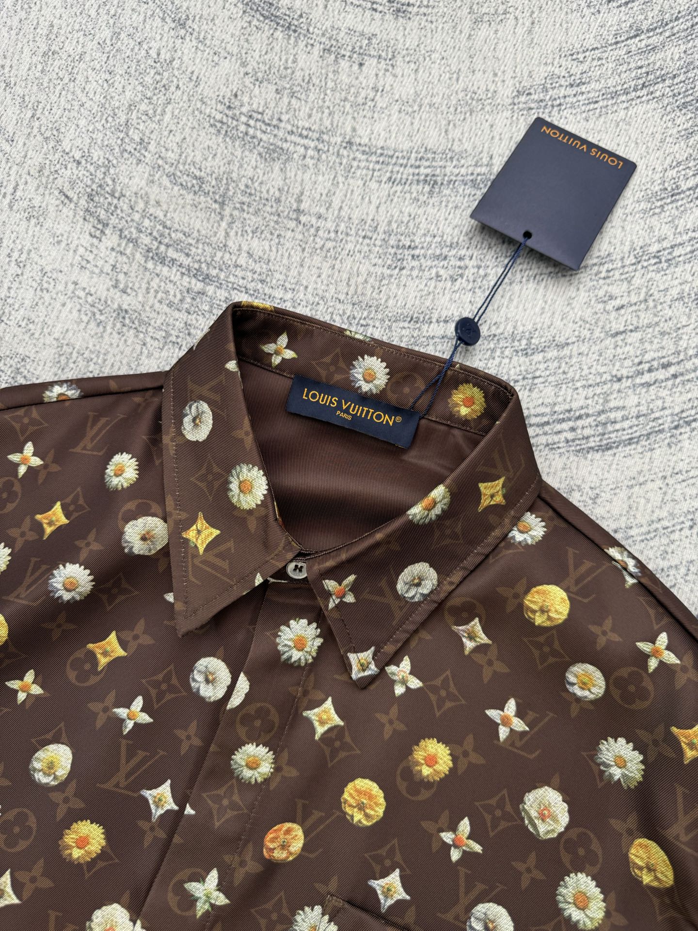 Louis Vuitton 1v SS26 夏季系列Monogram雏菊印花套装短袖衬衫
