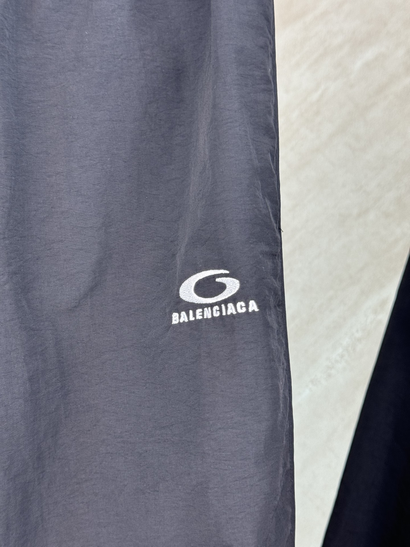 Balenciaga Bal 巴黎世家 环勾字母刺绣弹力梭织长裤