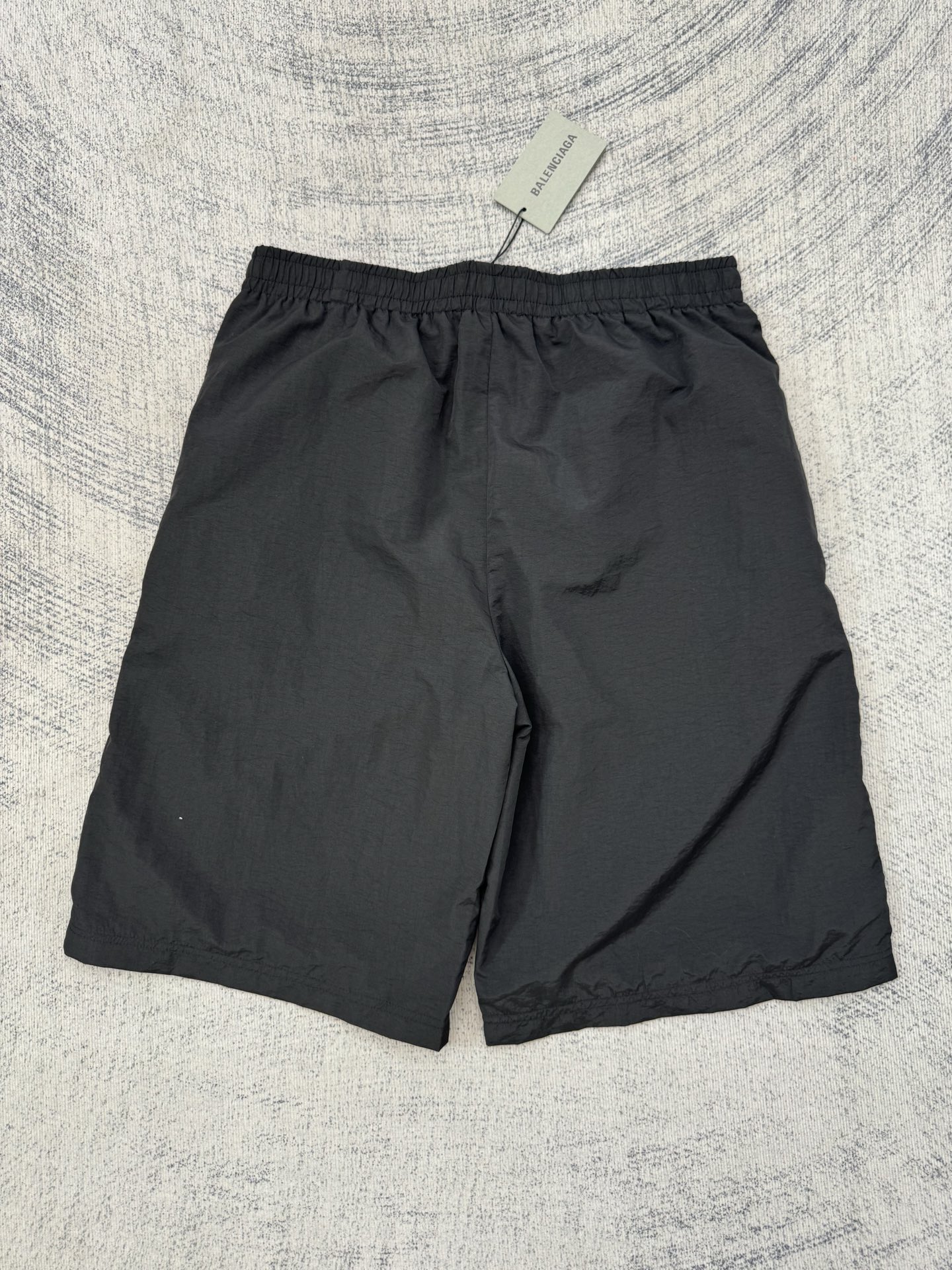 Balenciaga Bal 巴黎世家 环勾字母刺绣弹力梭织短裤