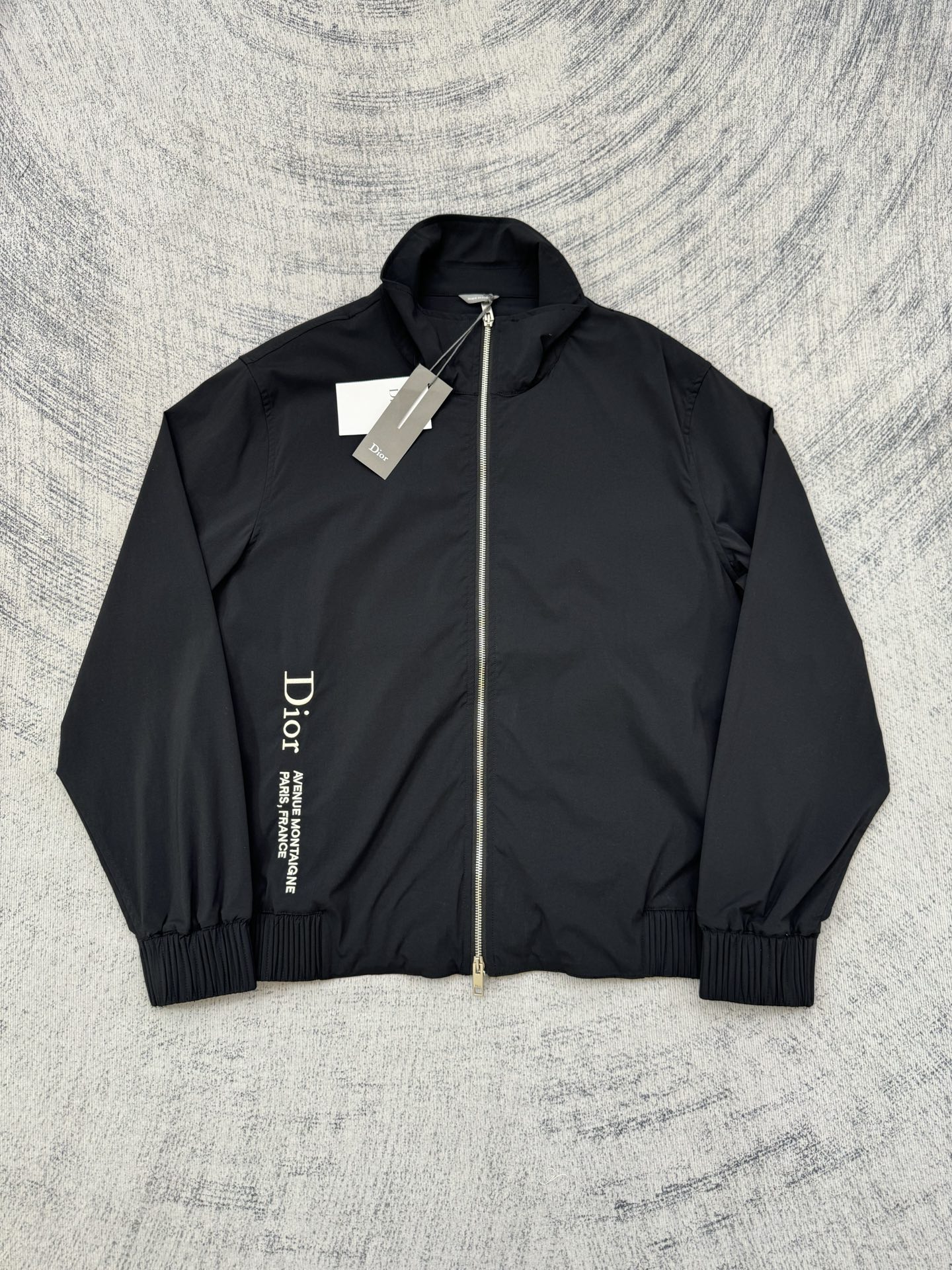 Dior Dior 迪奥 SS26 蒙田大道字母标识刺绣立领拉链夹克尼龙外套
