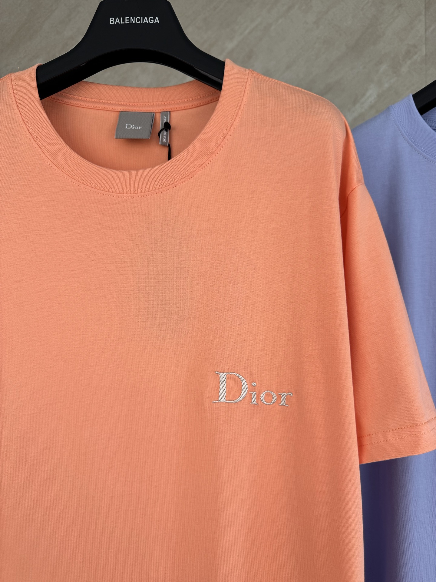 Dior Dior 迪奥 胸前小字母刺绣短袖T恤