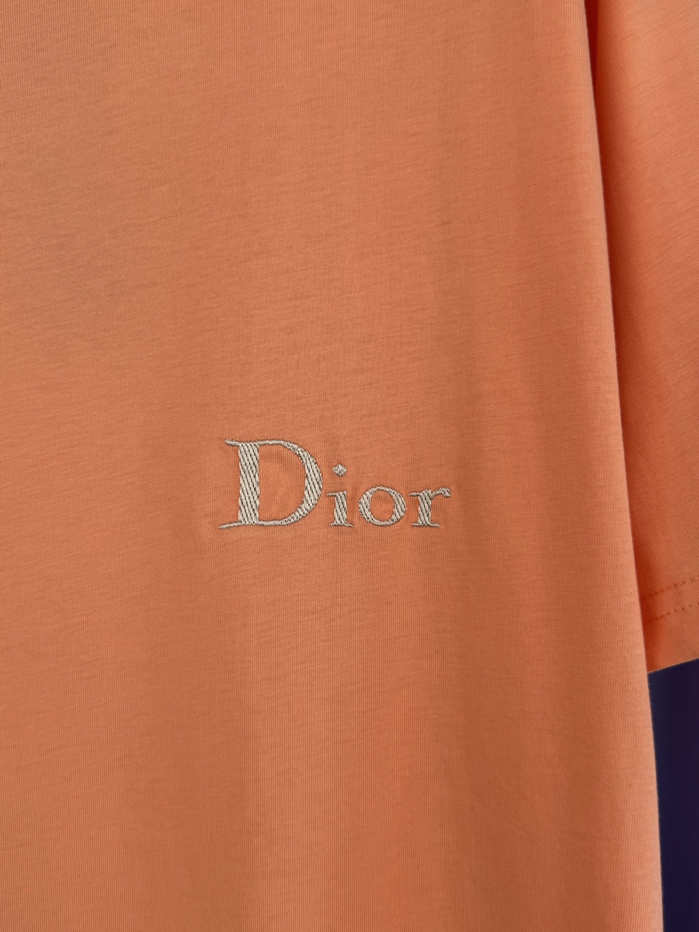 Dior Dior 迪奥 胸前小字母刺绣短袖T恤