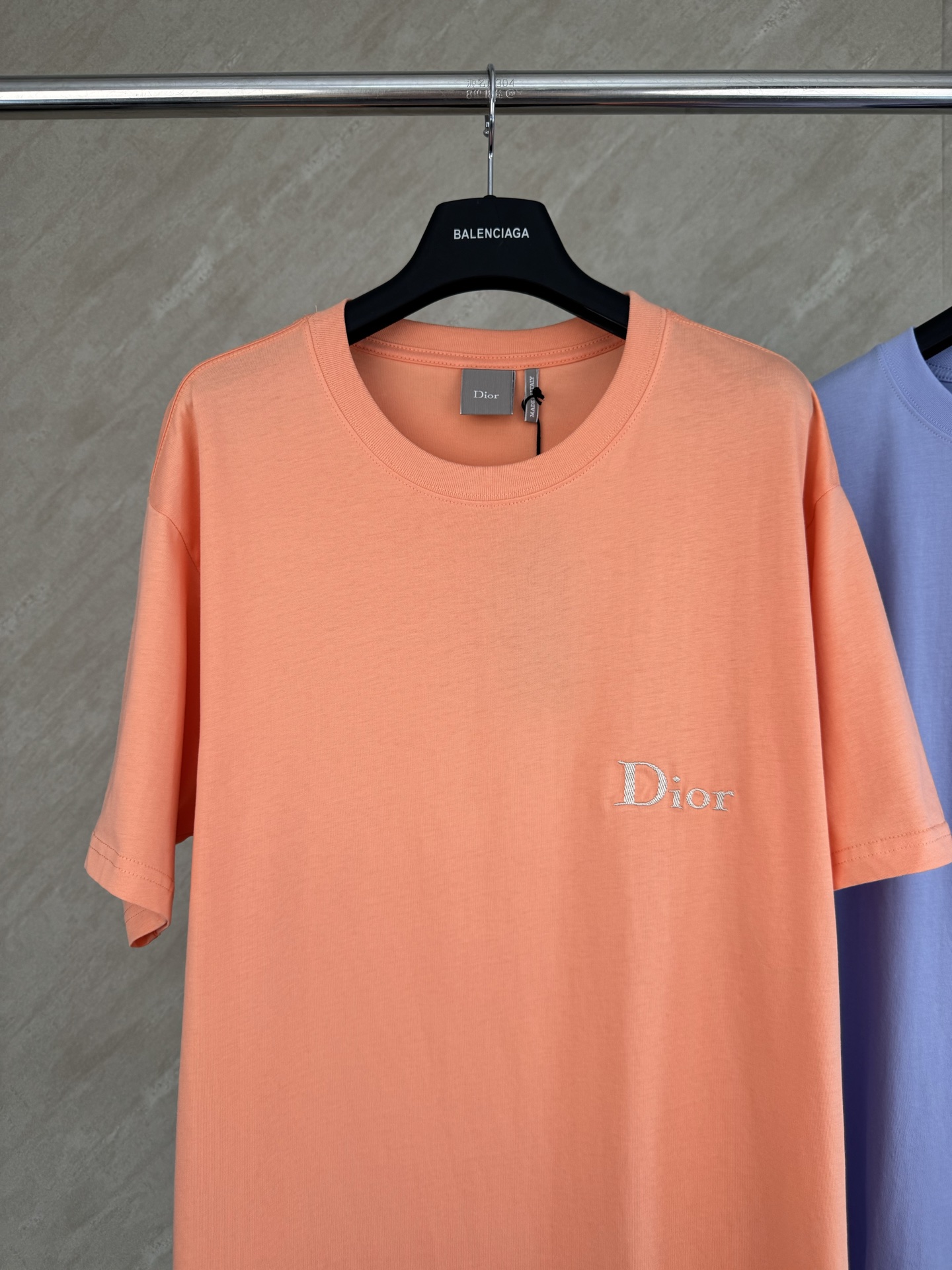 Dior Dior 迪奥 胸前小字母刺绣短袖T恤