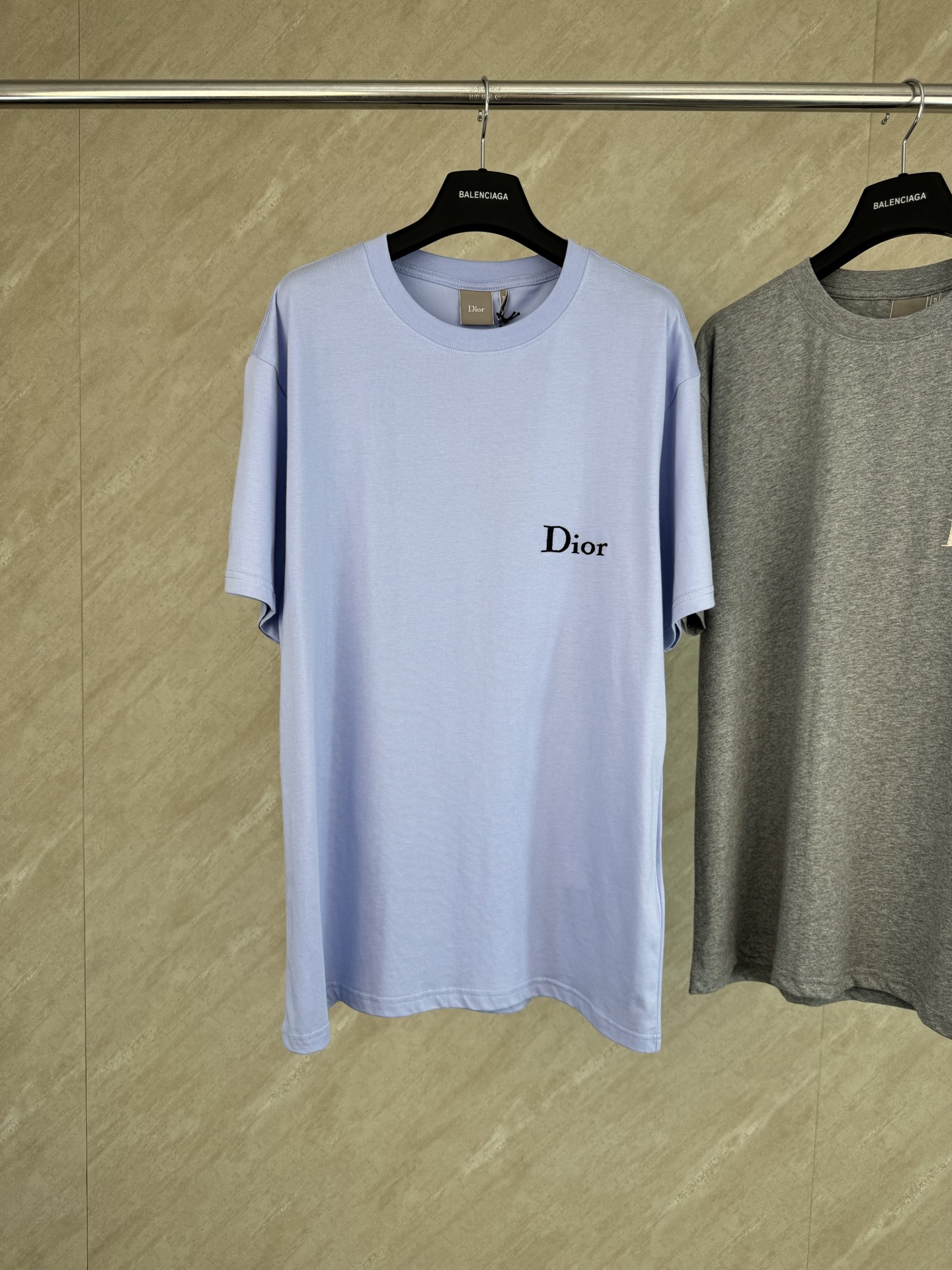 Dior Dior 迪奥 胸前小字母刺绣短袖T恤
