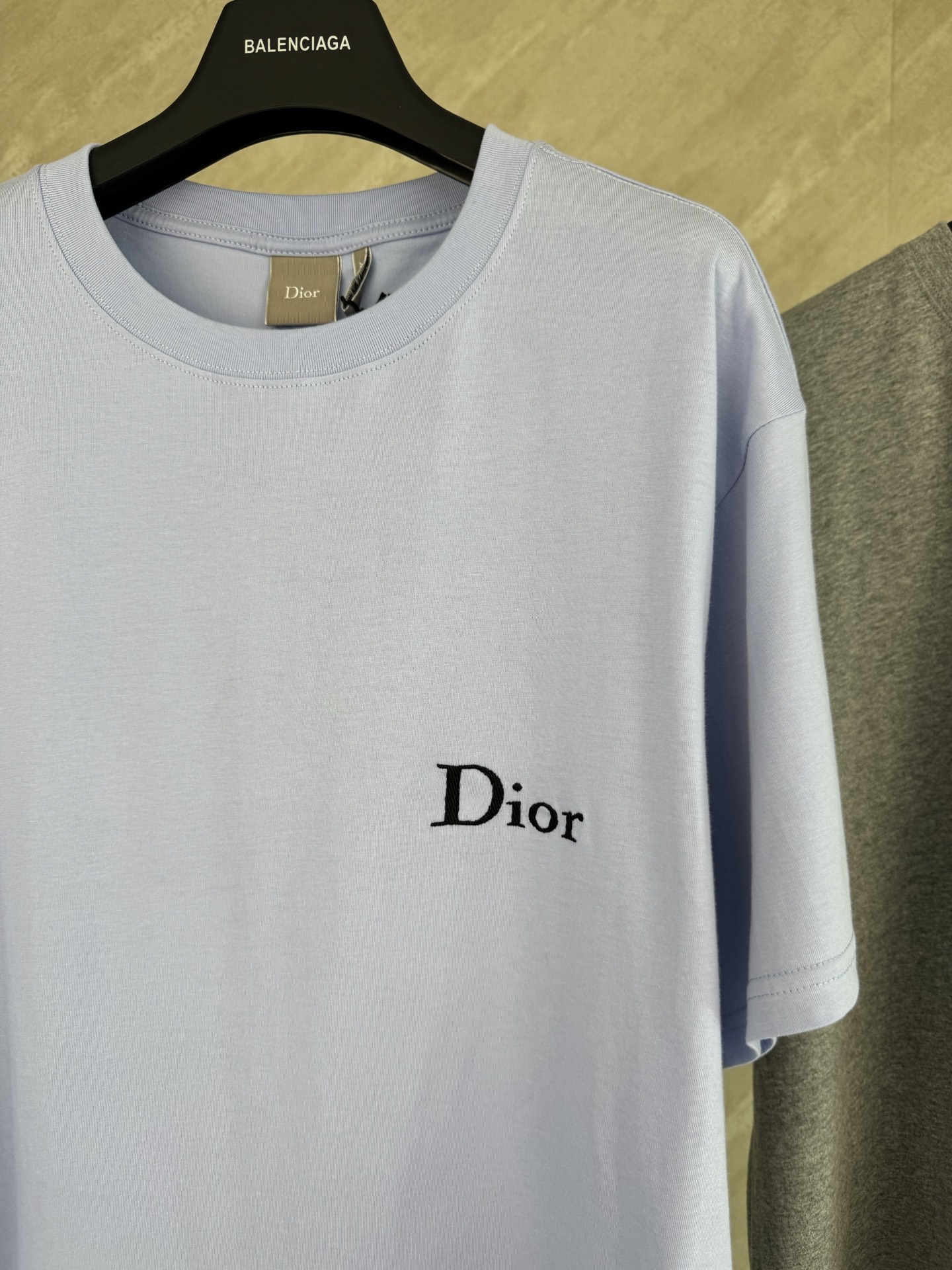 Dior Dior 迪奥 胸前小字母刺绣短袖T恤