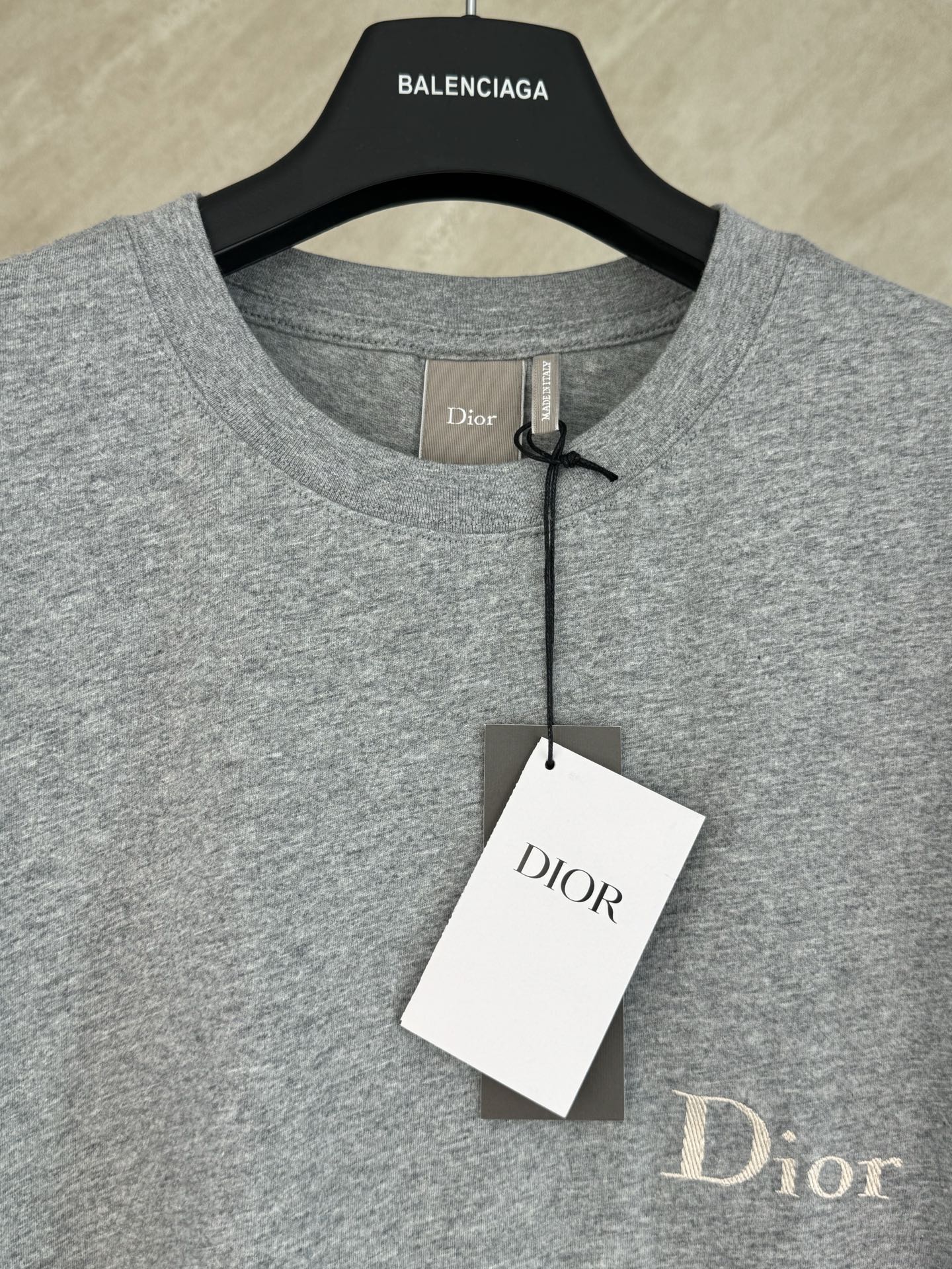 Dior Dior 迪奥 胸前小字母刺绣短袖T恤