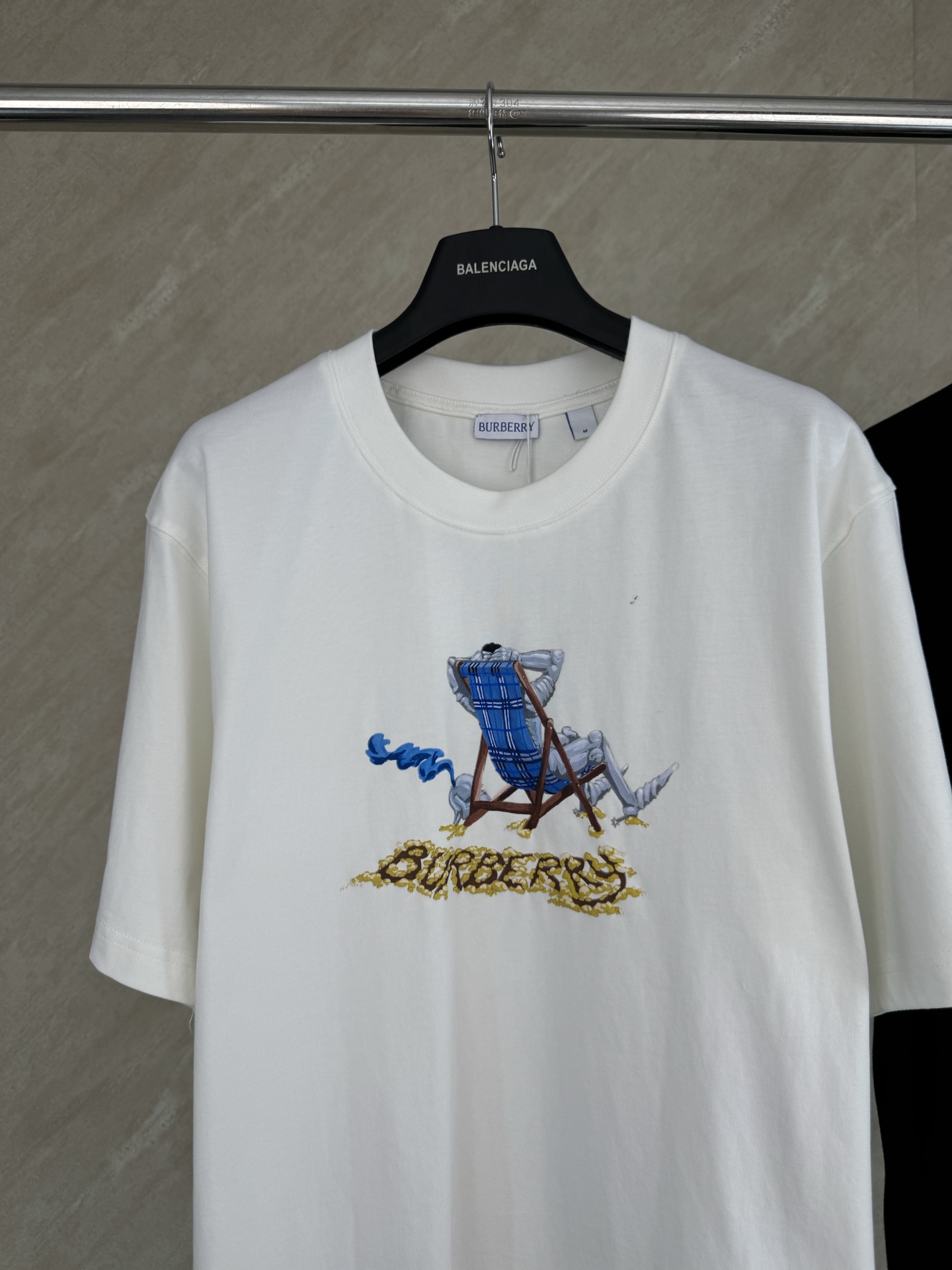 Burberry Burberry 巴宝莉 26ss 新款海滩椅刺绣圆领短袖T恤