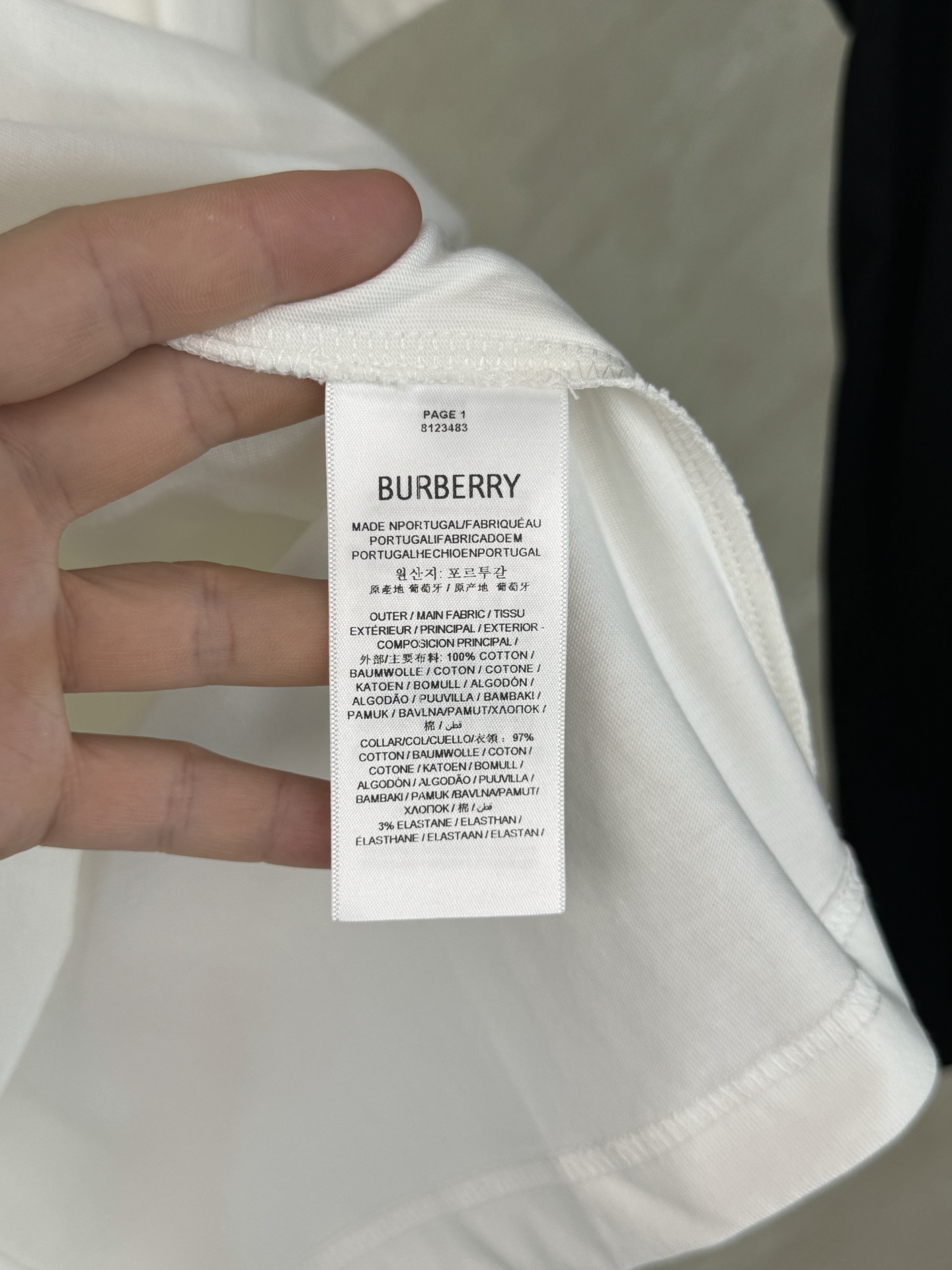 Burberry Burberry 巴宝莉 26ss 新款海滩椅刺绣圆领短袖T恤