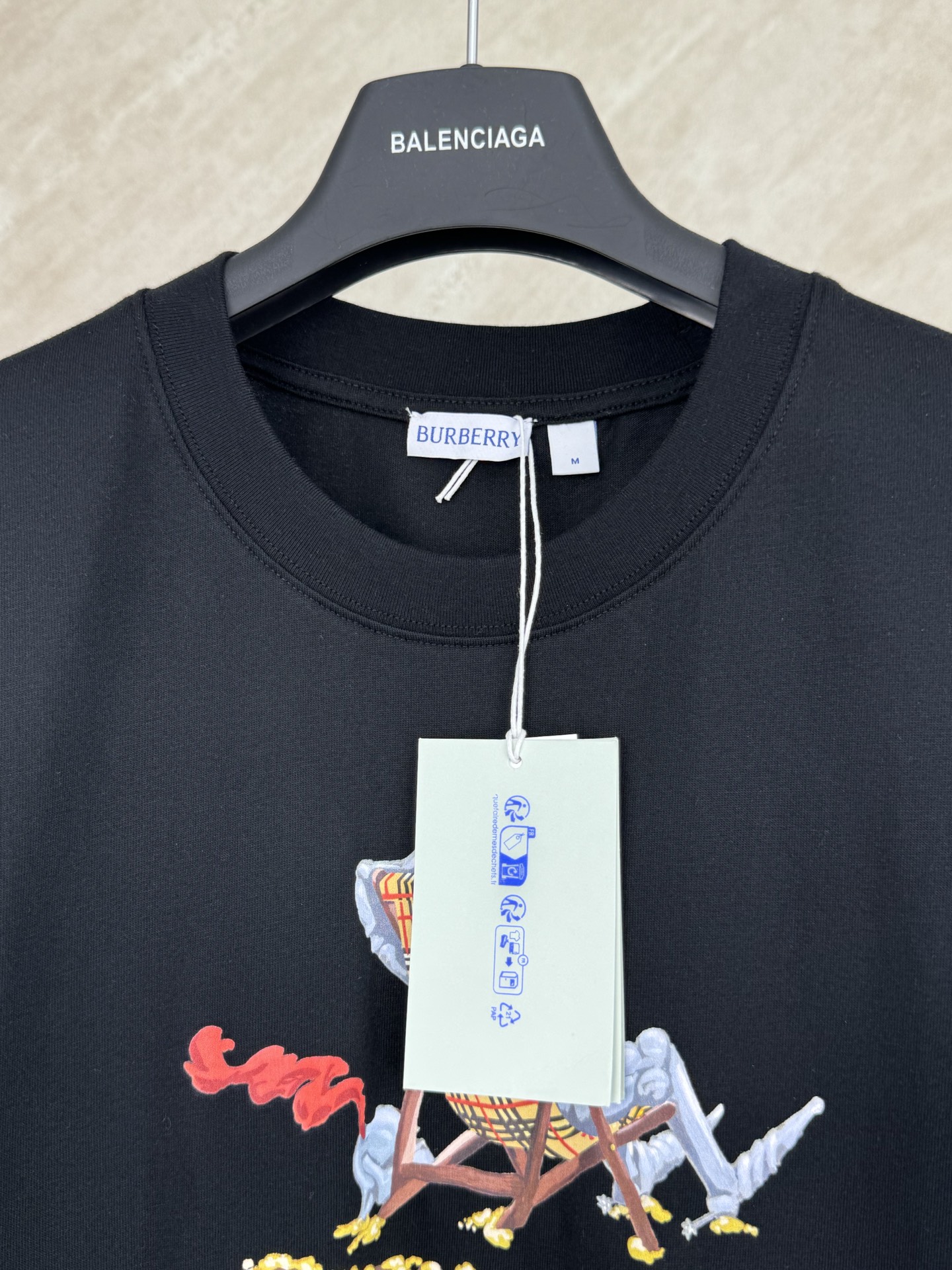 Burberry Burberry 巴宝莉 26ss 新款海滩椅刺绣圆领短袖T恤