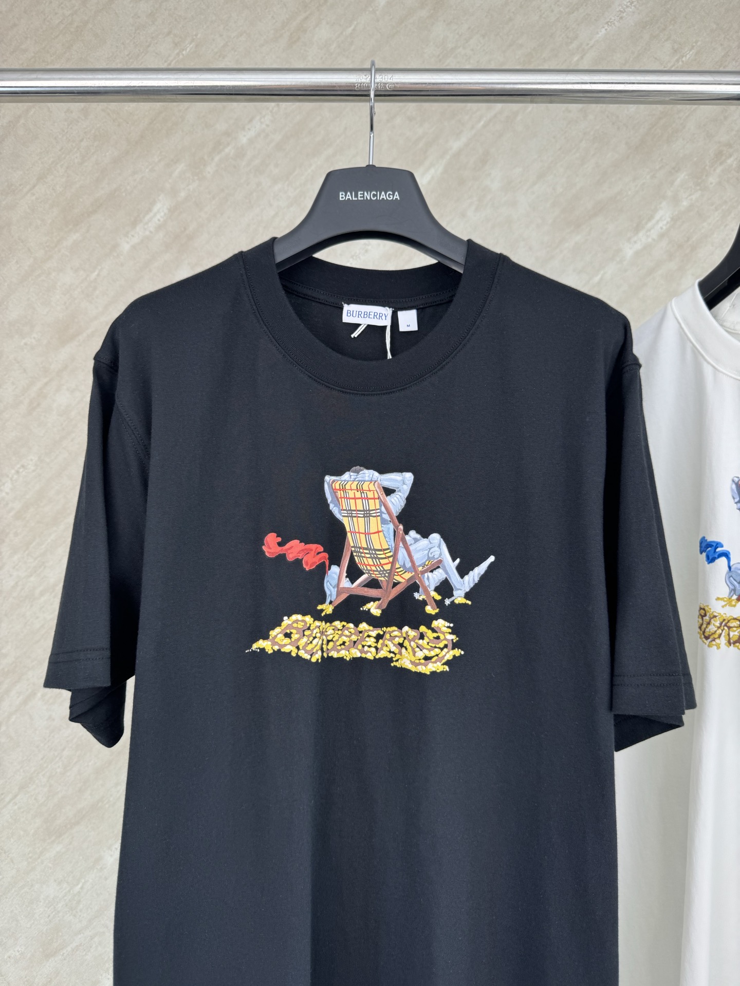 Burberry Burberry 巴宝莉 26ss 新款海滩椅刺绣圆领短袖T恤