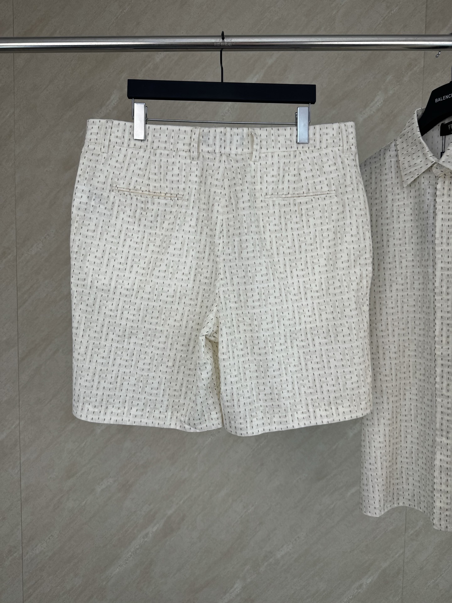 Fendi Fendi 芬迪 26春夏新款FF刺绣满印套装短裤