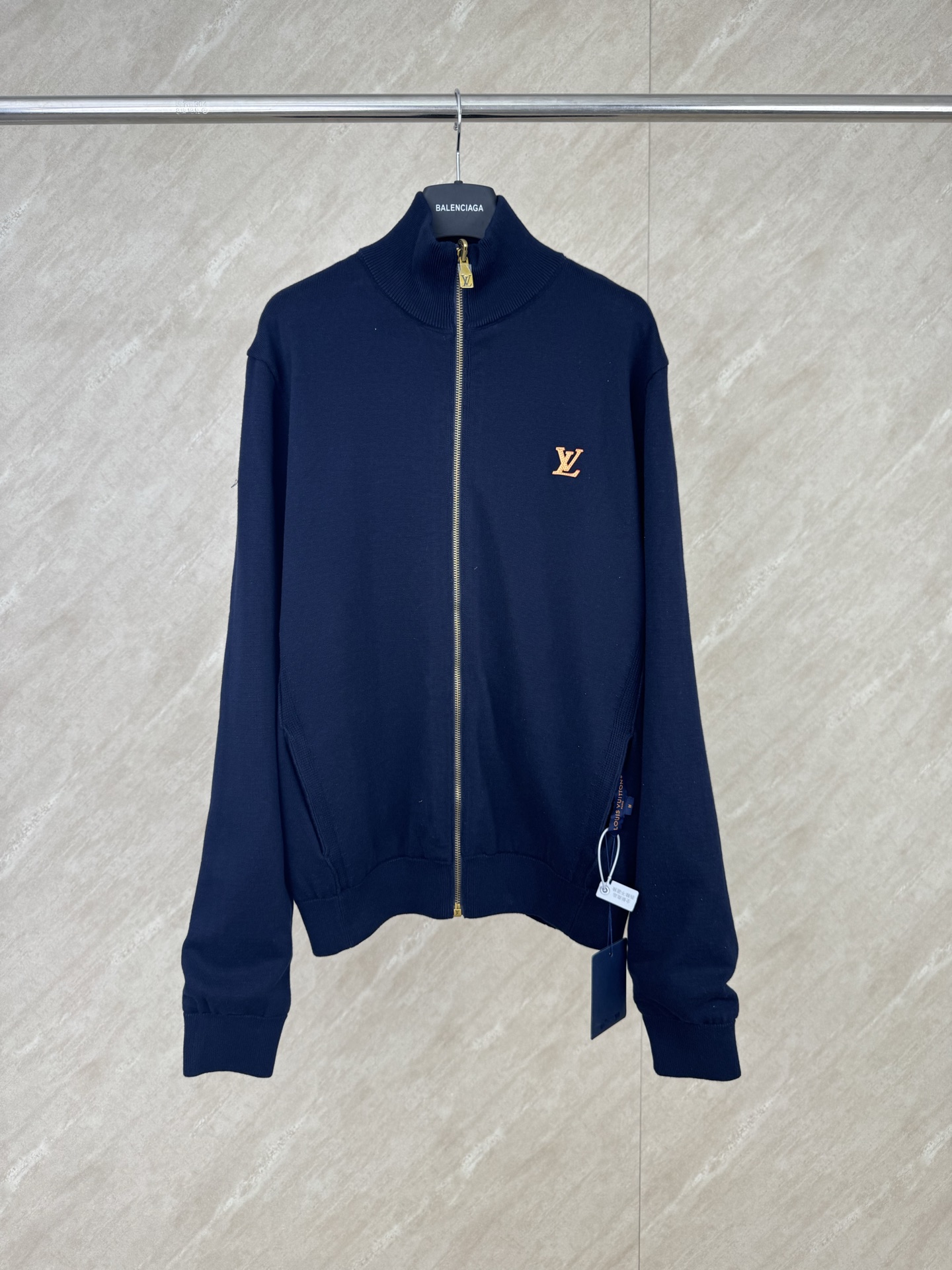 P280 1v 26FW Sudadera con logo mixto de doble cara, tallas S M L XL