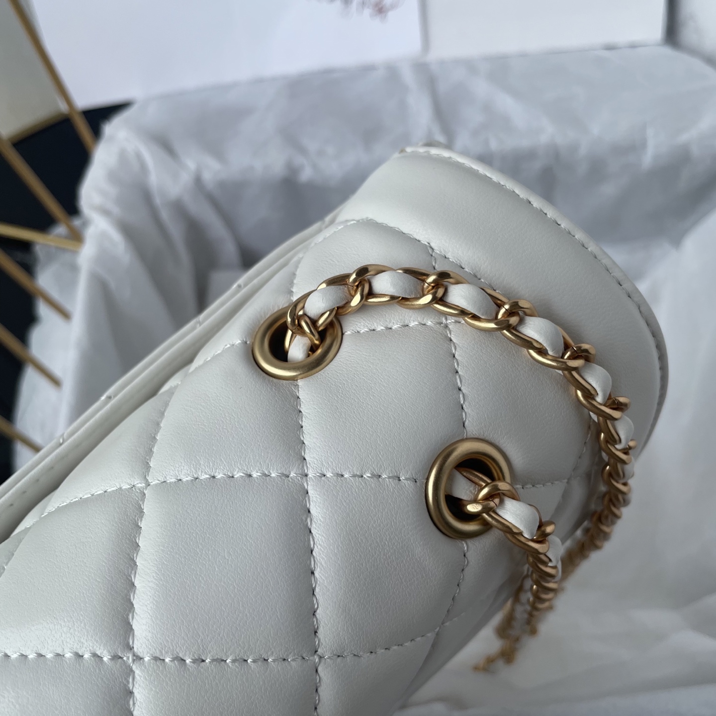 Chanel Style Black Leather Bag style reference detail image 9 from source 785820
