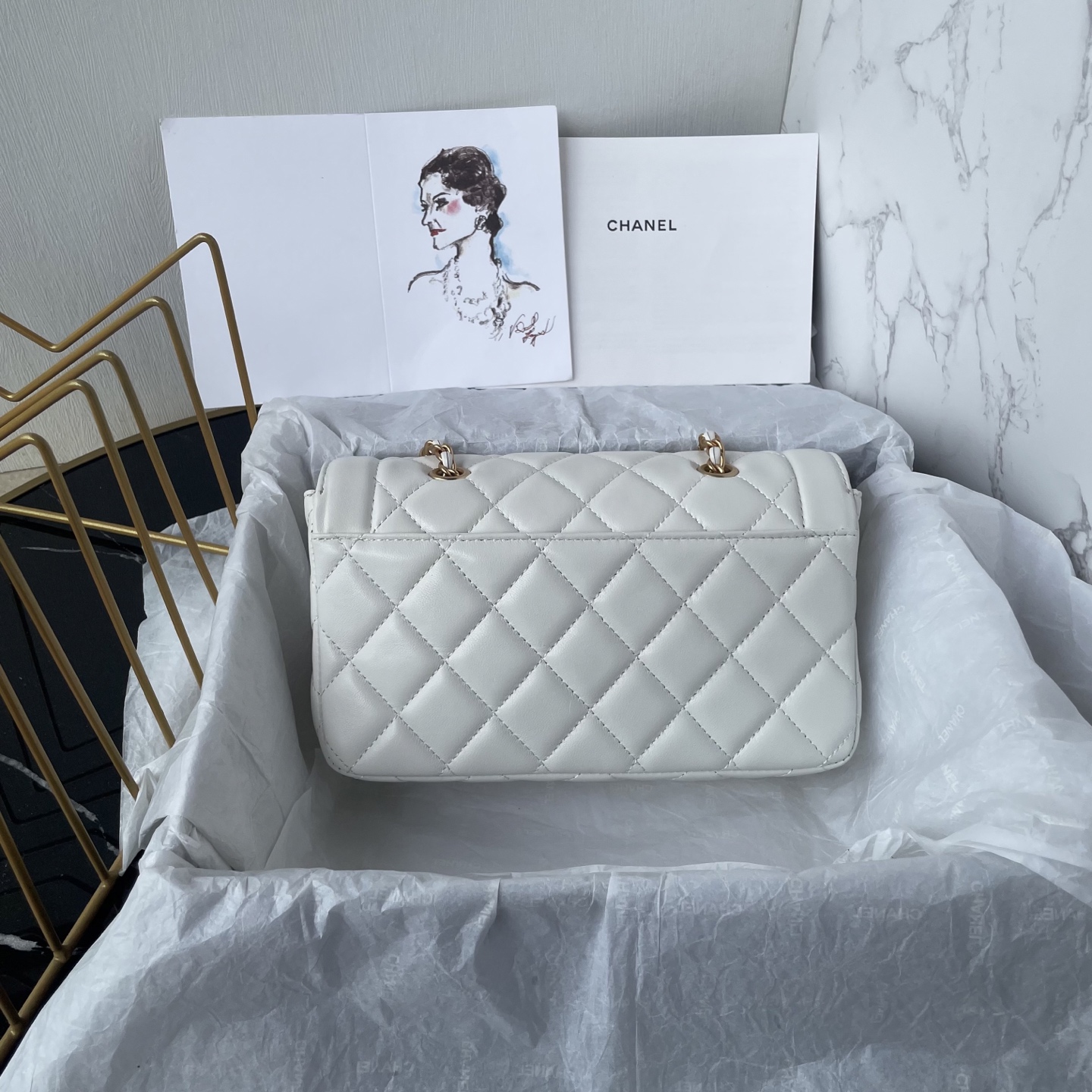 Chanel Style Black Leather Bag style reference detail image 4 from source 785820