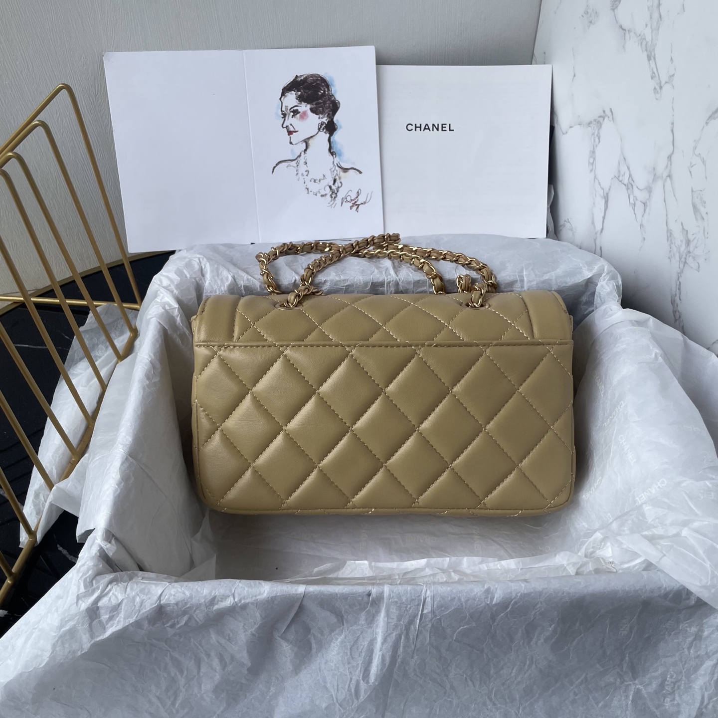 Chanel Style Black Leather Bag style reference detail image 4 from source 785819