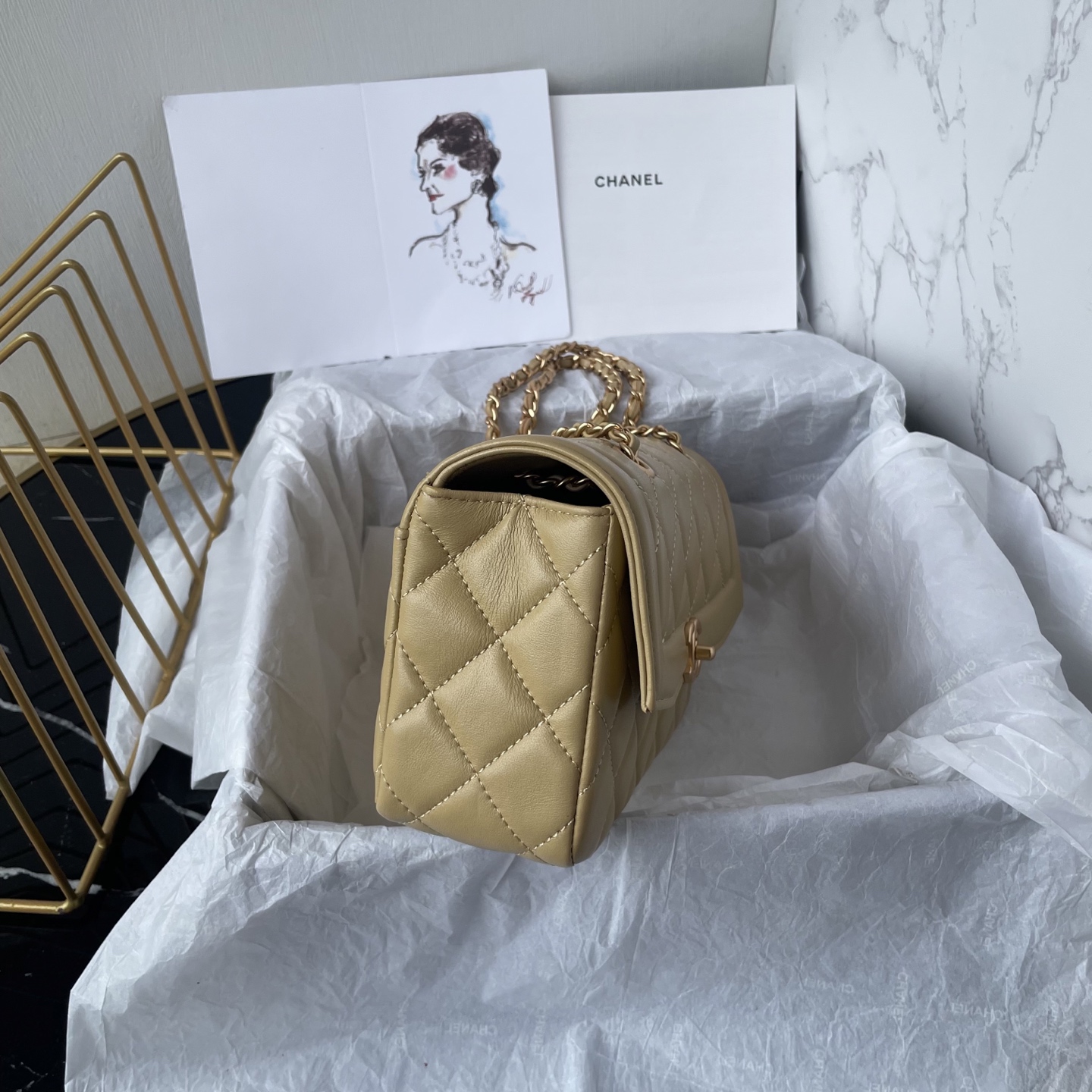 Chanel Style Black Leather Bag Lookbook Reference image 2