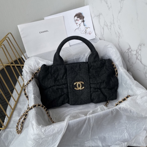 Chanel 25C Runway Bowler Bag: Diverse Materials, Practical Elegance, AS5849 1 Chanel 25C Runway Bowler Bag: Diverse Materials, Practical Elegance, AS5849