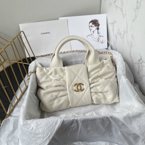 Chanel 25C Runway Bow Bag: Elegant Handbag, 18x26x5cm, Model AS5849