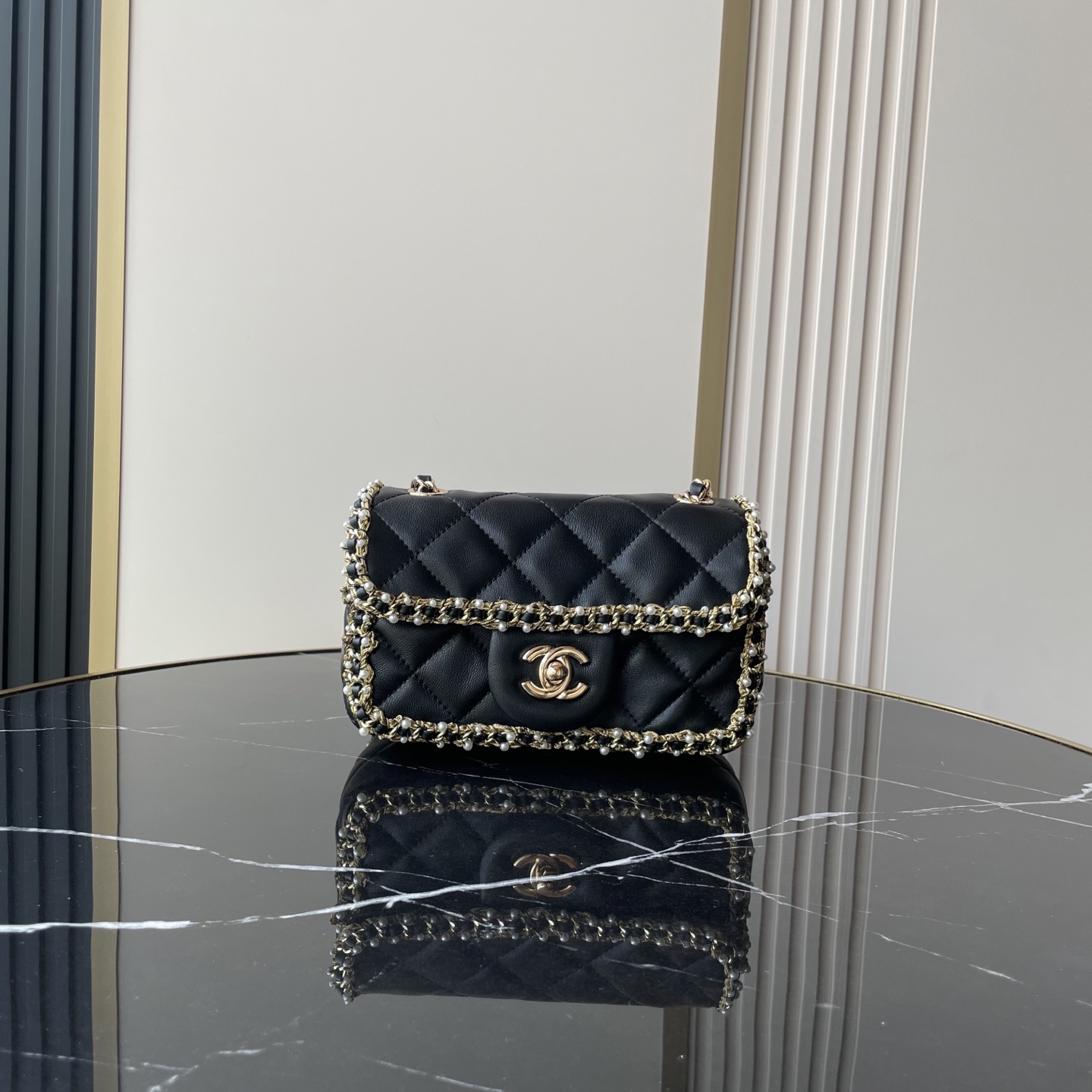 Chanel Style Leather Chain Bag Lookbook Reference image 1