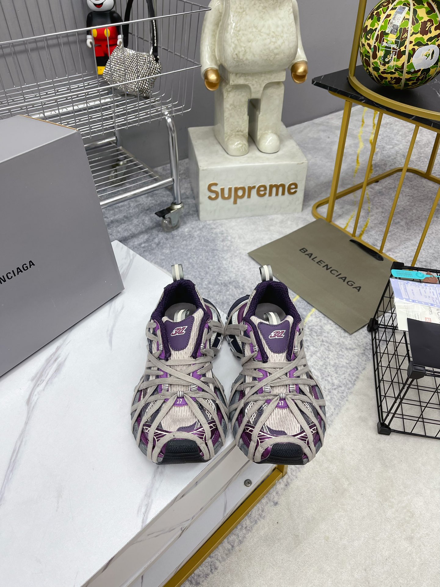 NO:613819,Running version Balenciaga Balenciaga new color matching tenth generation (Spider-Man) size: 35-46 full size shipping, dad shoes, balenciaga, balenciaga19860909跑量版本 Balenciaga巴黎世家 新配色十代（蜘蛛侠）size:35-46全码出货,老爹鞋,balenciaga,balenciaga,Women's Shoes