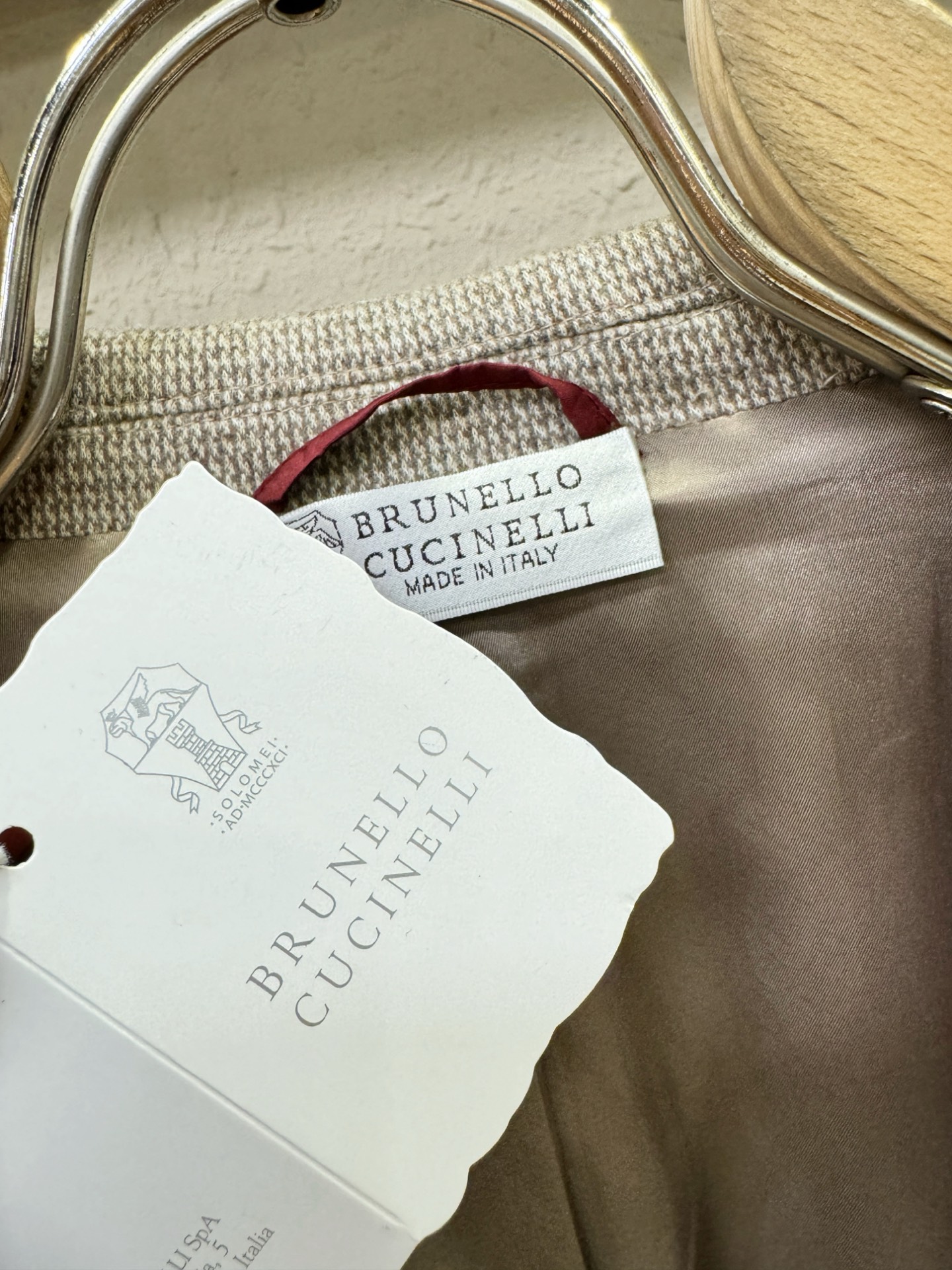 BC布鲁提 西服外套 2025秋冬新款西装外套，绵羊毛面料，立体有型，辨识度高，独一无二的混合纺织工业，