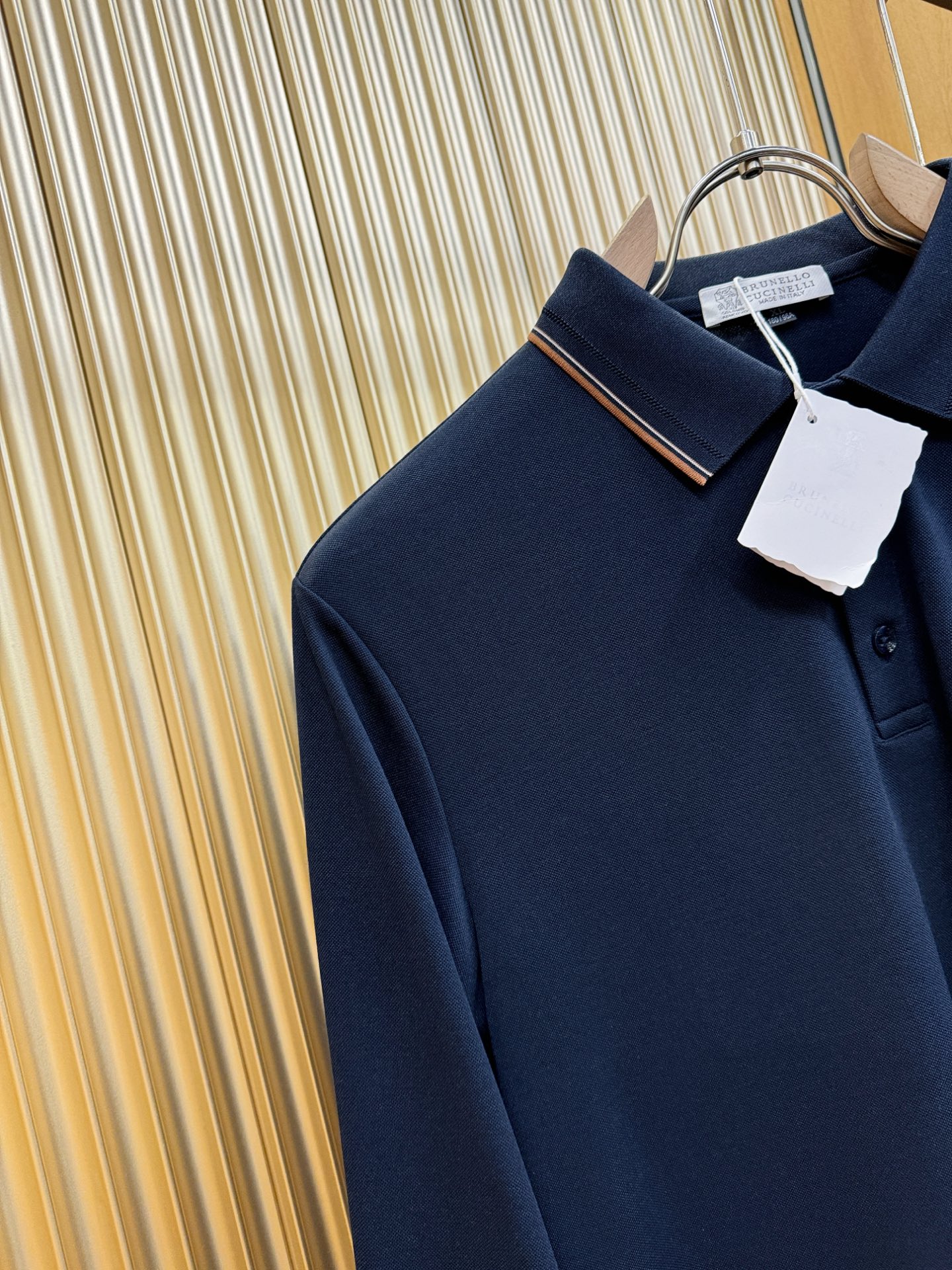 BC布鲁提 2025秋季新品，官网同步 经典大气百搭Polo领长袖T恤，顶级原版面料，质感细腻 超柔软亲