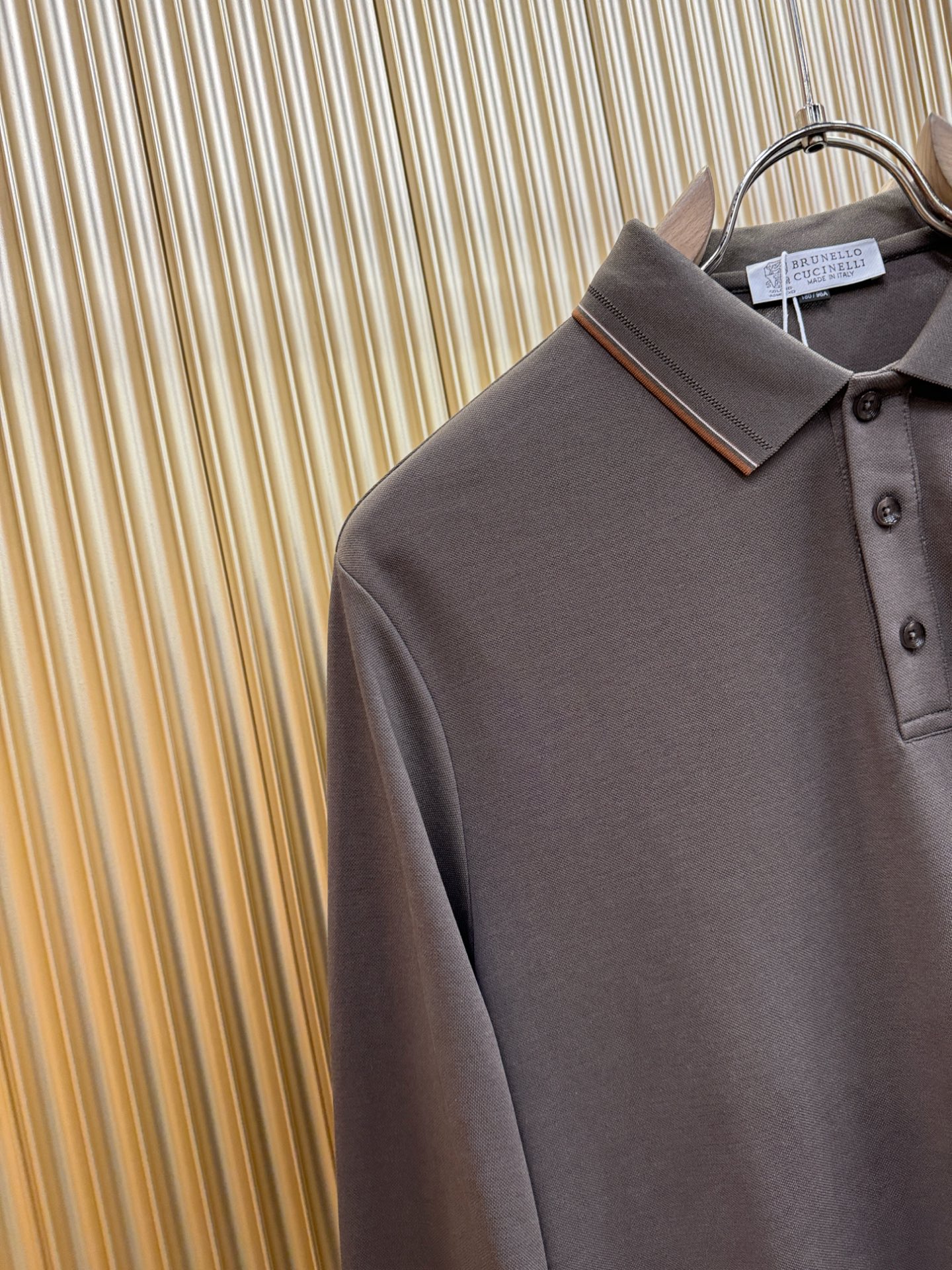 BC布鲁提 2025秋季新品，官网同步 经典大气百搭Polo领长袖T恤，顶级原版面料，质感细腻 超柔软亲