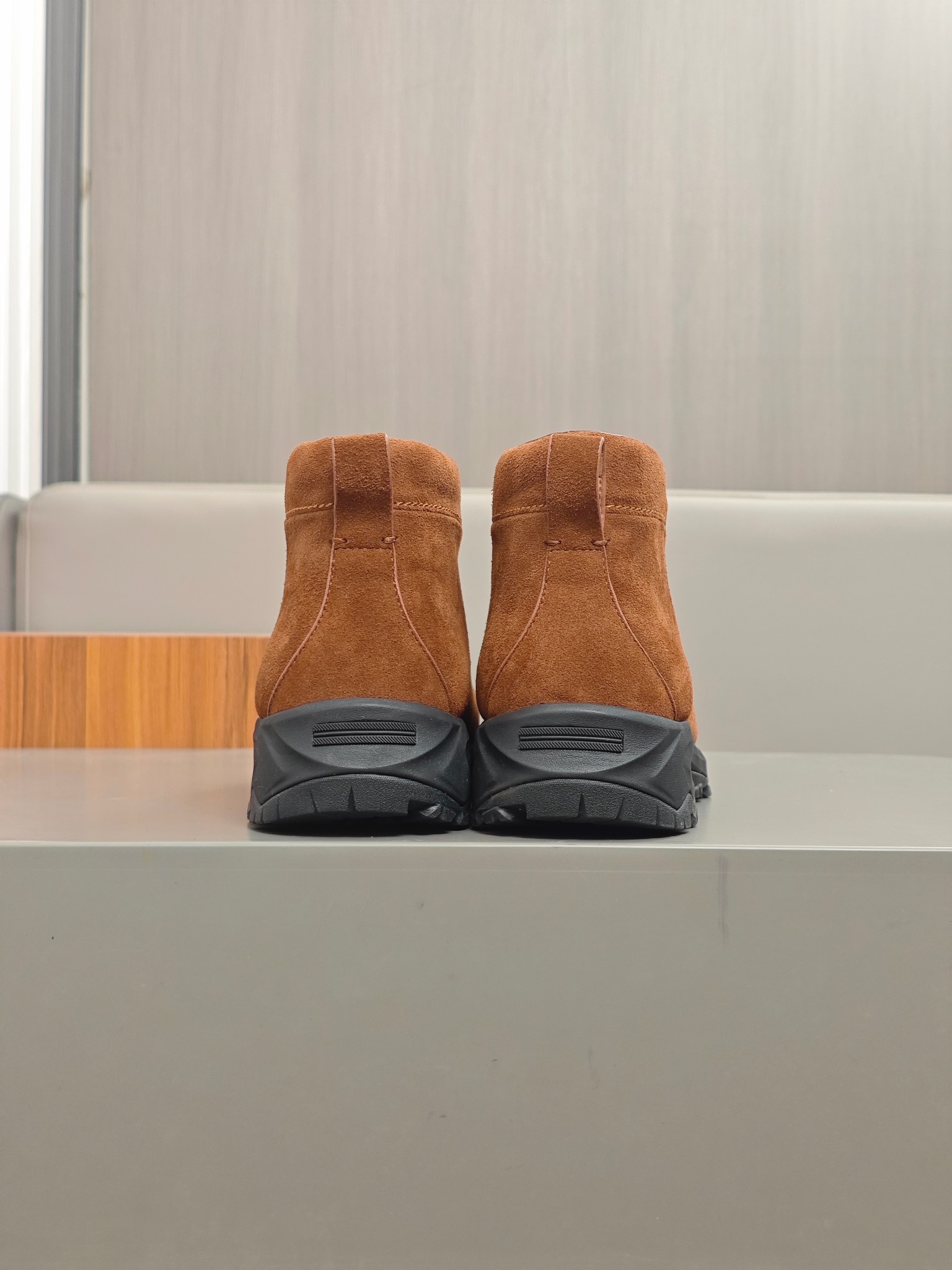 2024Nueva serie ZEGNA Zegna zapatos de los hombres de gamuza de alto estado Triple StitchMonte zapat