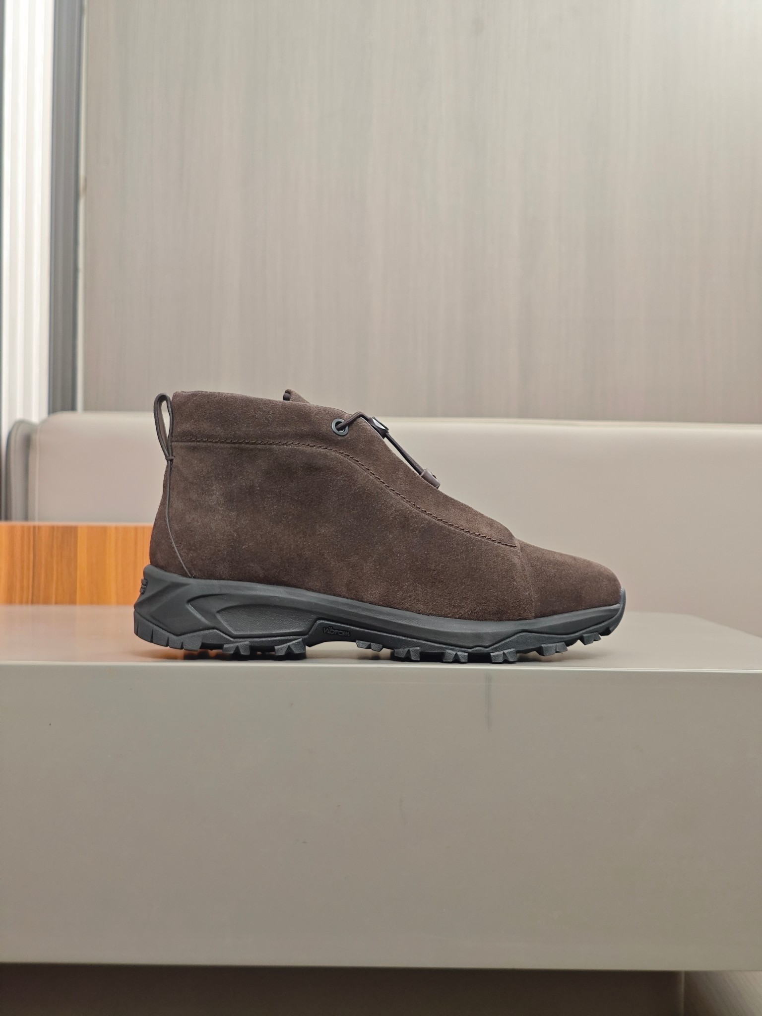 2024Nueva serie ZEGNA Zegna zapatos de los hombres de gamuza de alto estado Triple StitchMonte zapat