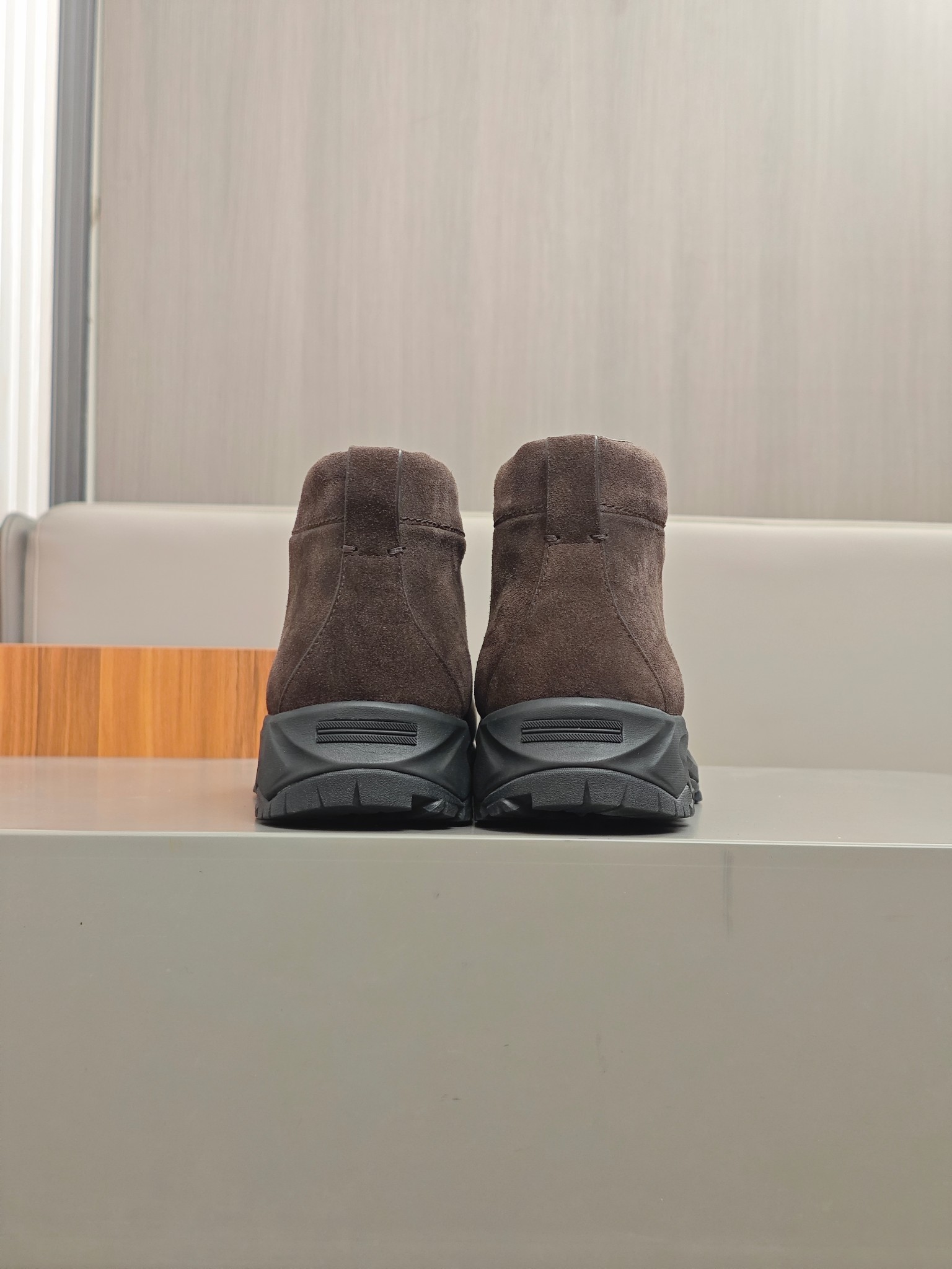 2024Nueva serie ZEGNA Zegna zapatos de los hombres de gamuza de alto estado Triple StitchMonte zapat
