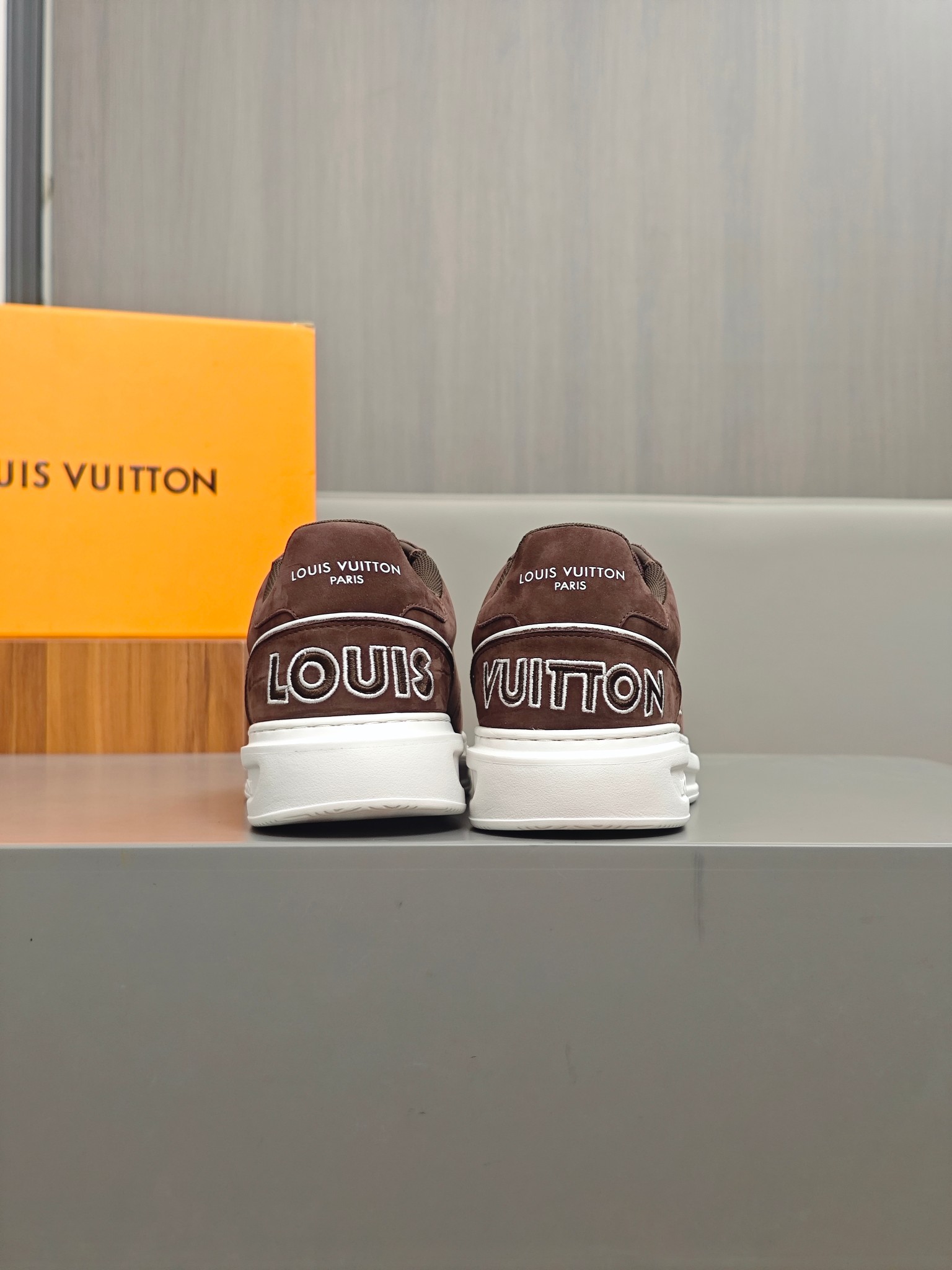 [Louis Vuitton] Louis Vuitton - Calidad de gama alta Original único - Parte superior: cuero de becer